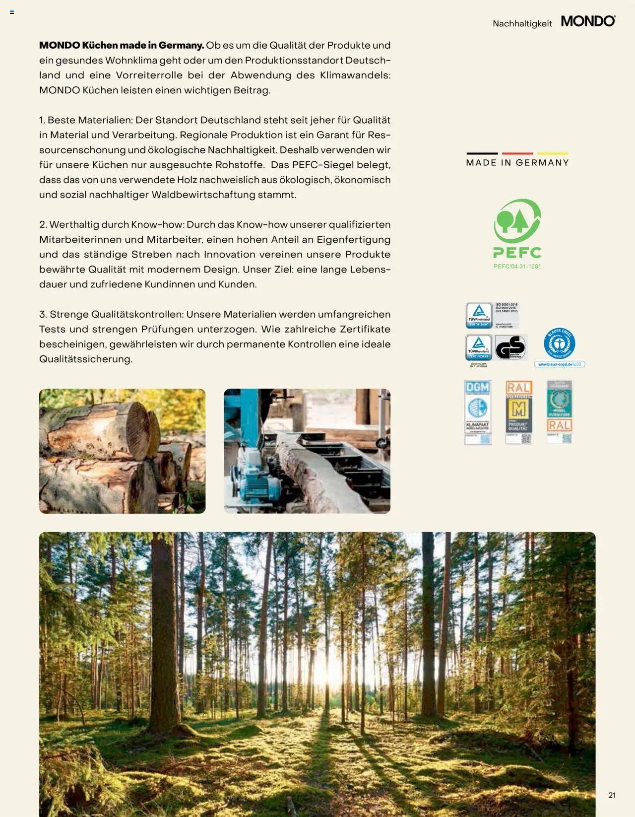 Ostermann Mondo Küchenprospekt