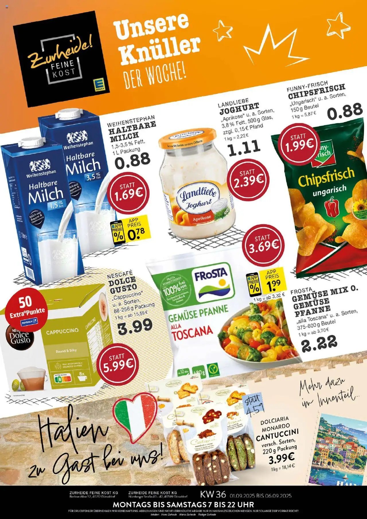 Edeka Zurheide Prospekt 	 (2025-09-01 - 2025-09-06) | 1