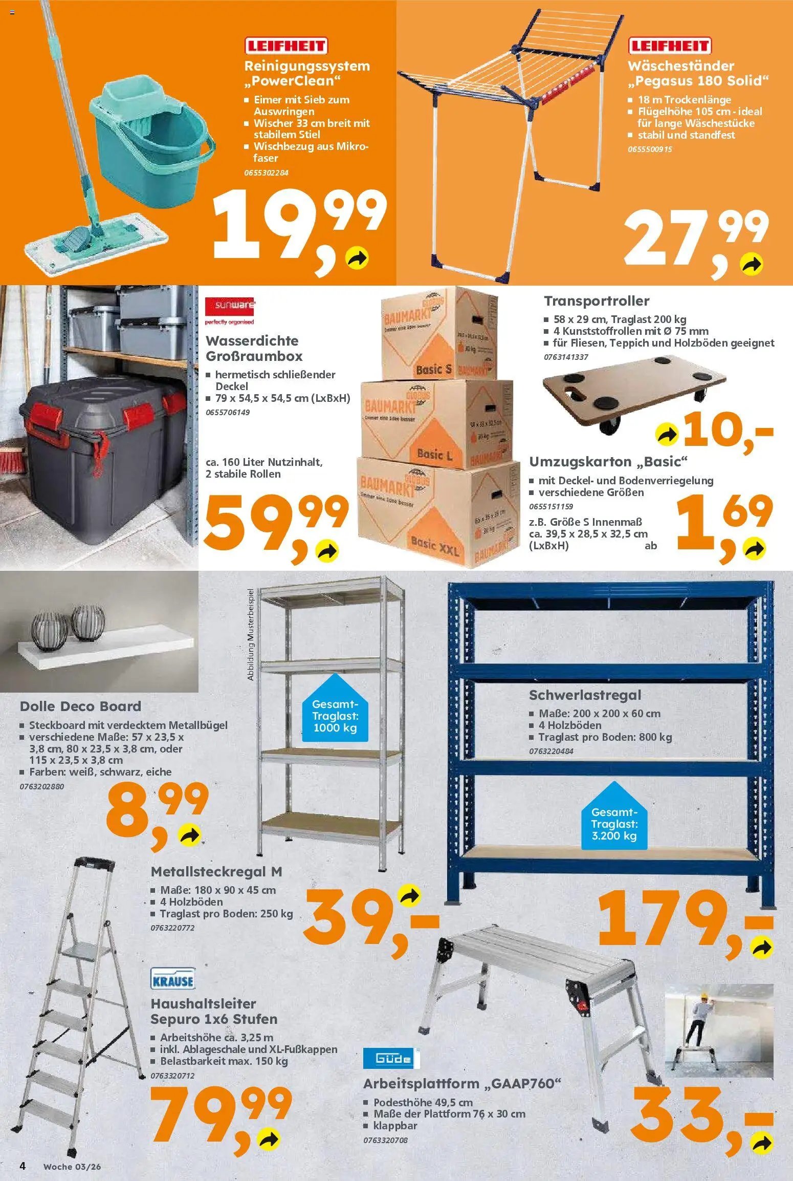 Globus Baumarkt Prospekt 	