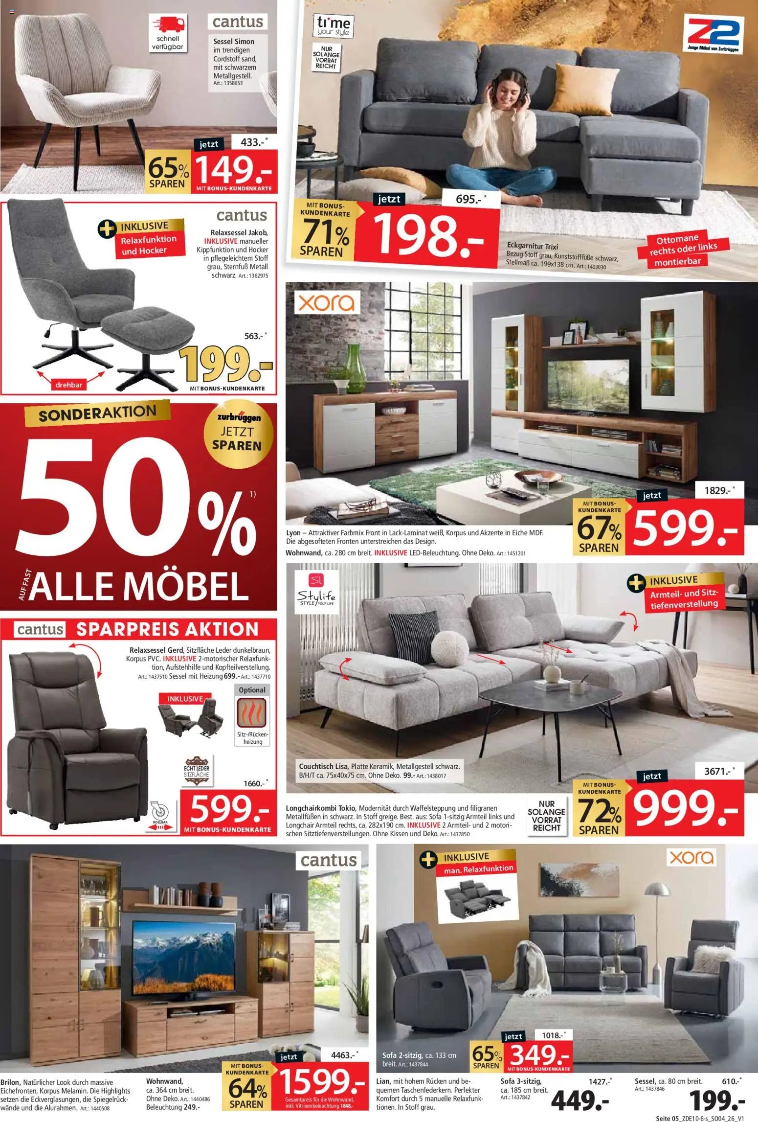 Zurbrüggen Red shopping week