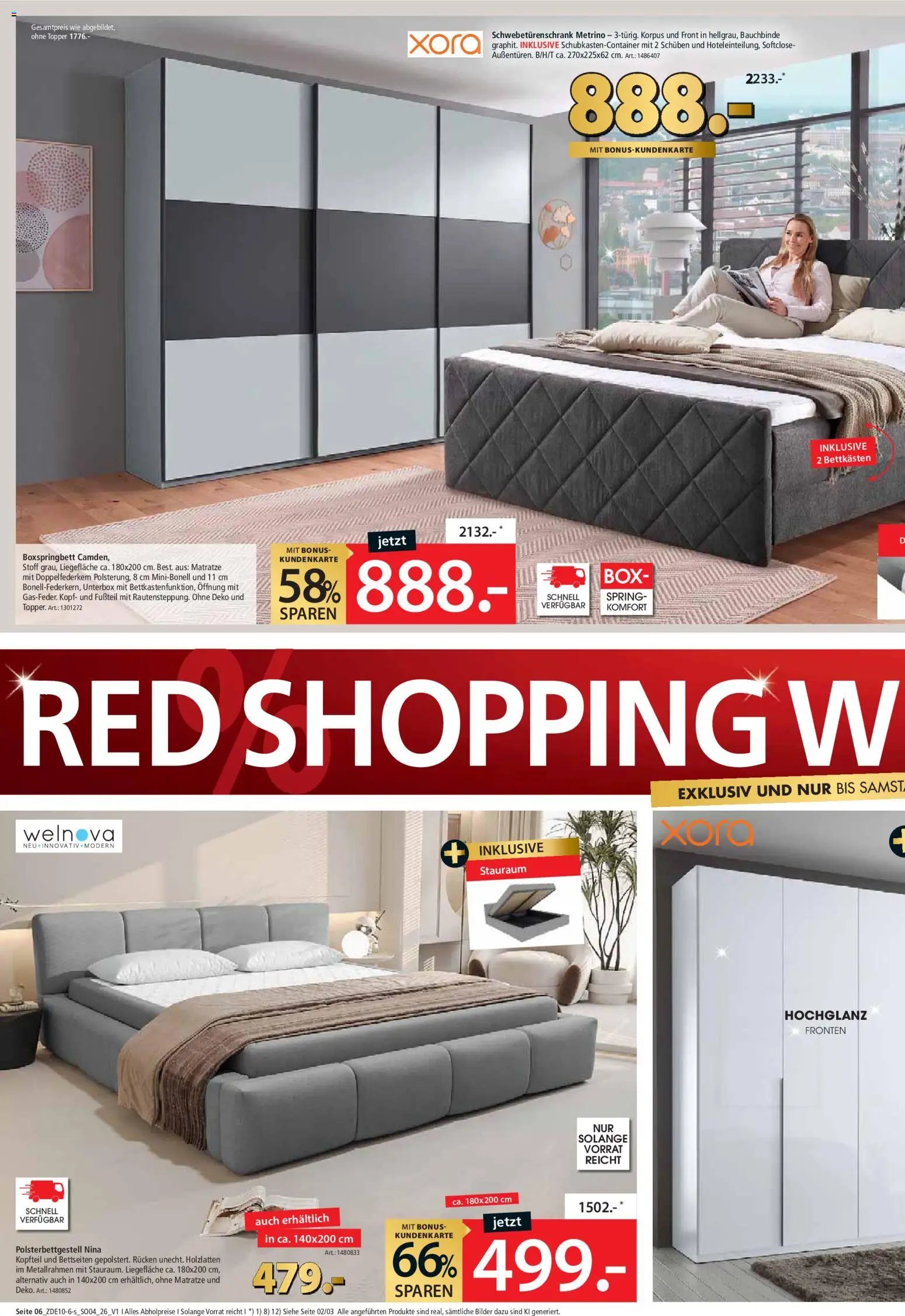Zurbrüggen Red shopping week