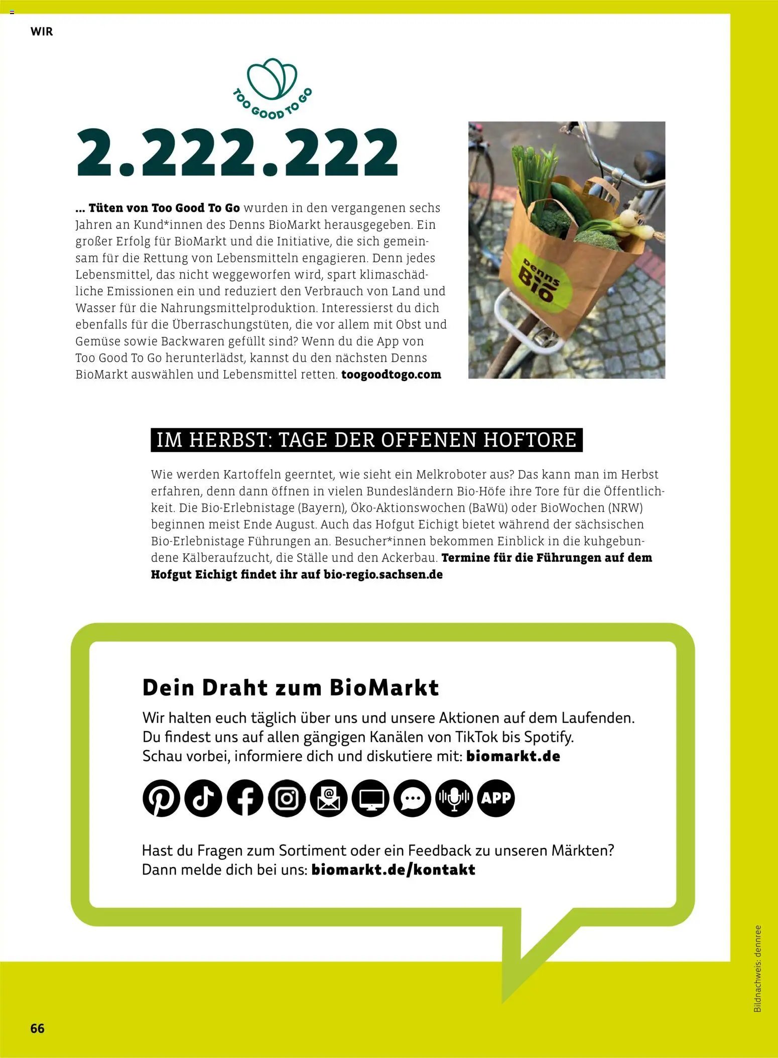 Denns BioMarkt Kreo Magazin
