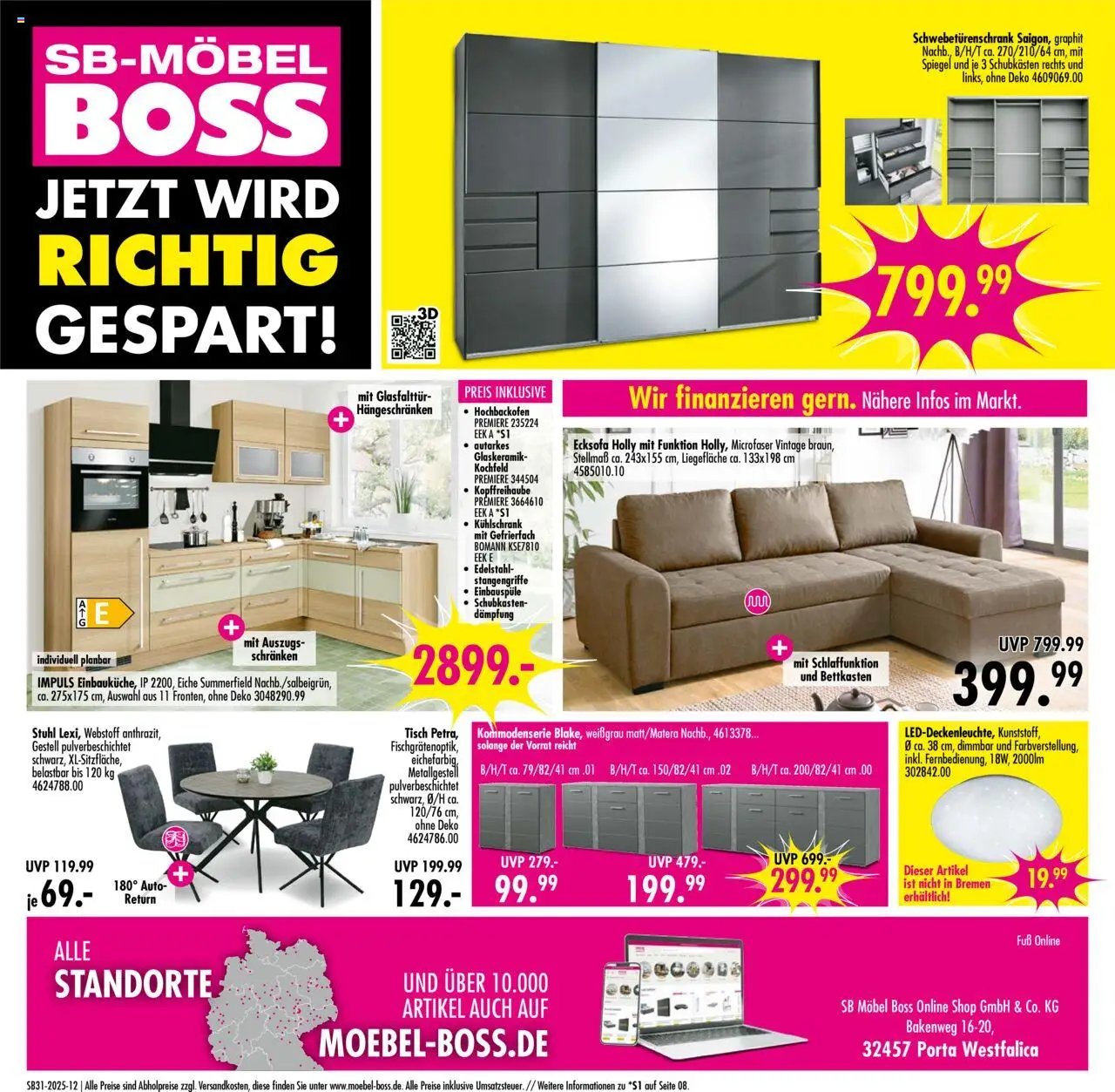SB Möbel Boss Prospekt 	 (2025-07-26 - 2025-08-01) | 12