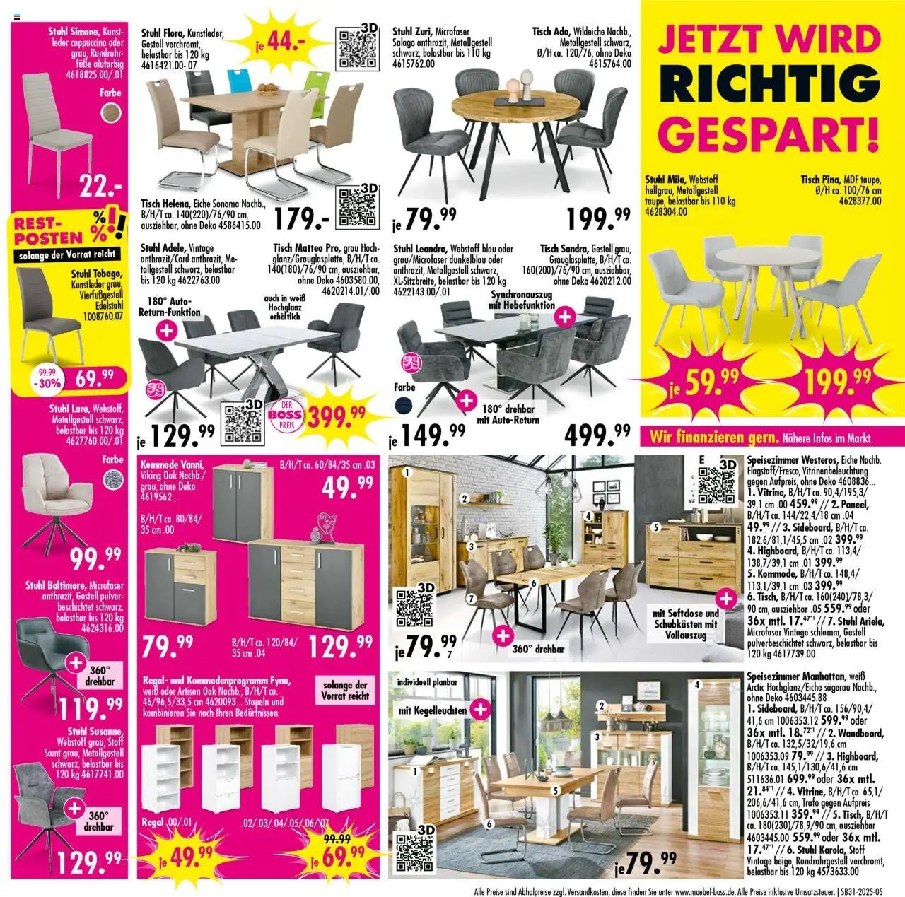 SB Möbel Boss Prospekt 	 (2025-07-26 - 2025-08-01) | 5