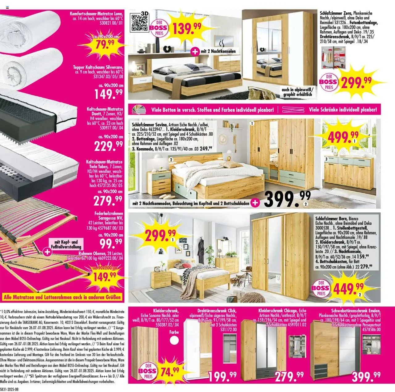 SB Möbel Boss Prospekt 	 (2025-07-26 - 2025-08-01) | 8