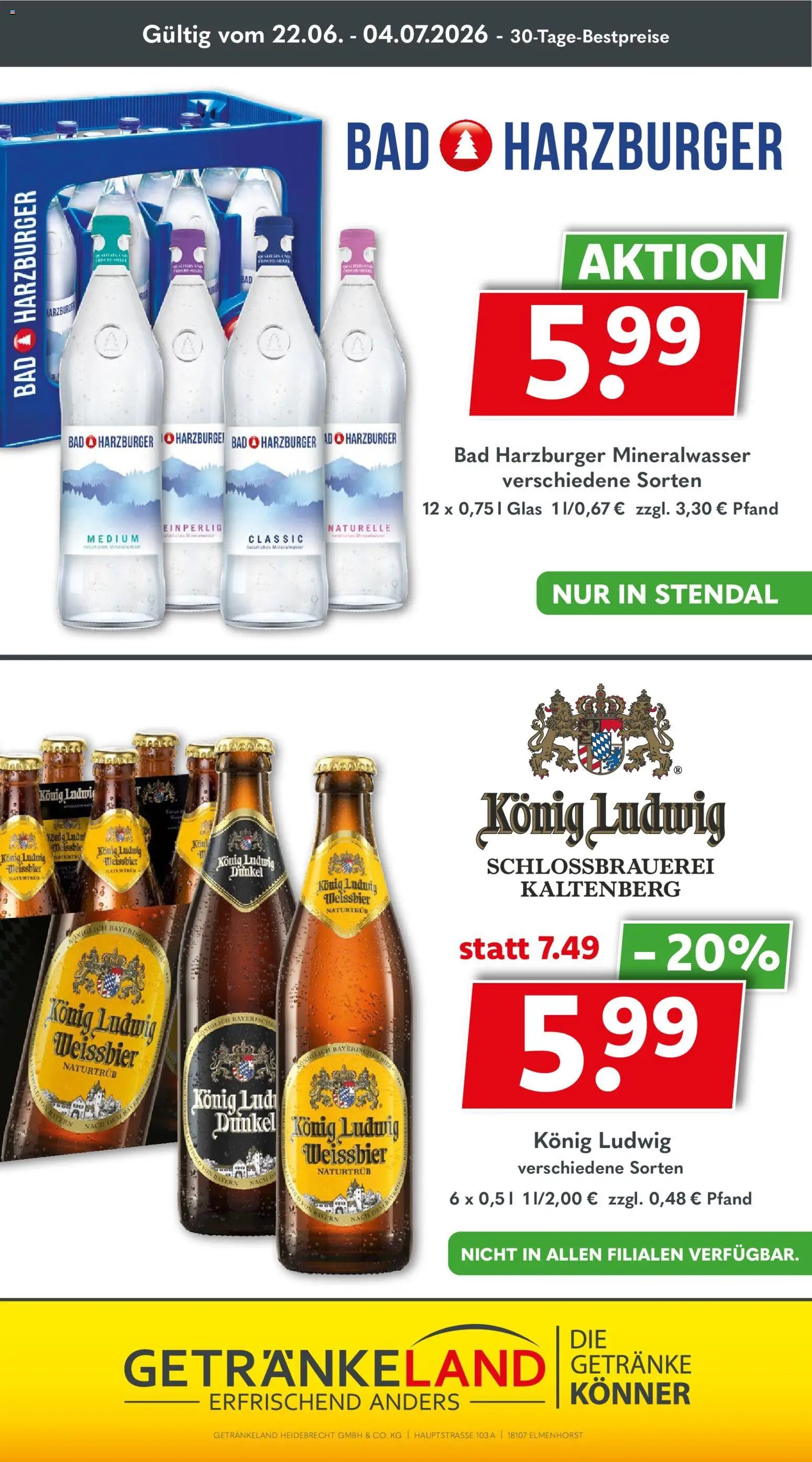 Getränkeland Prospekt