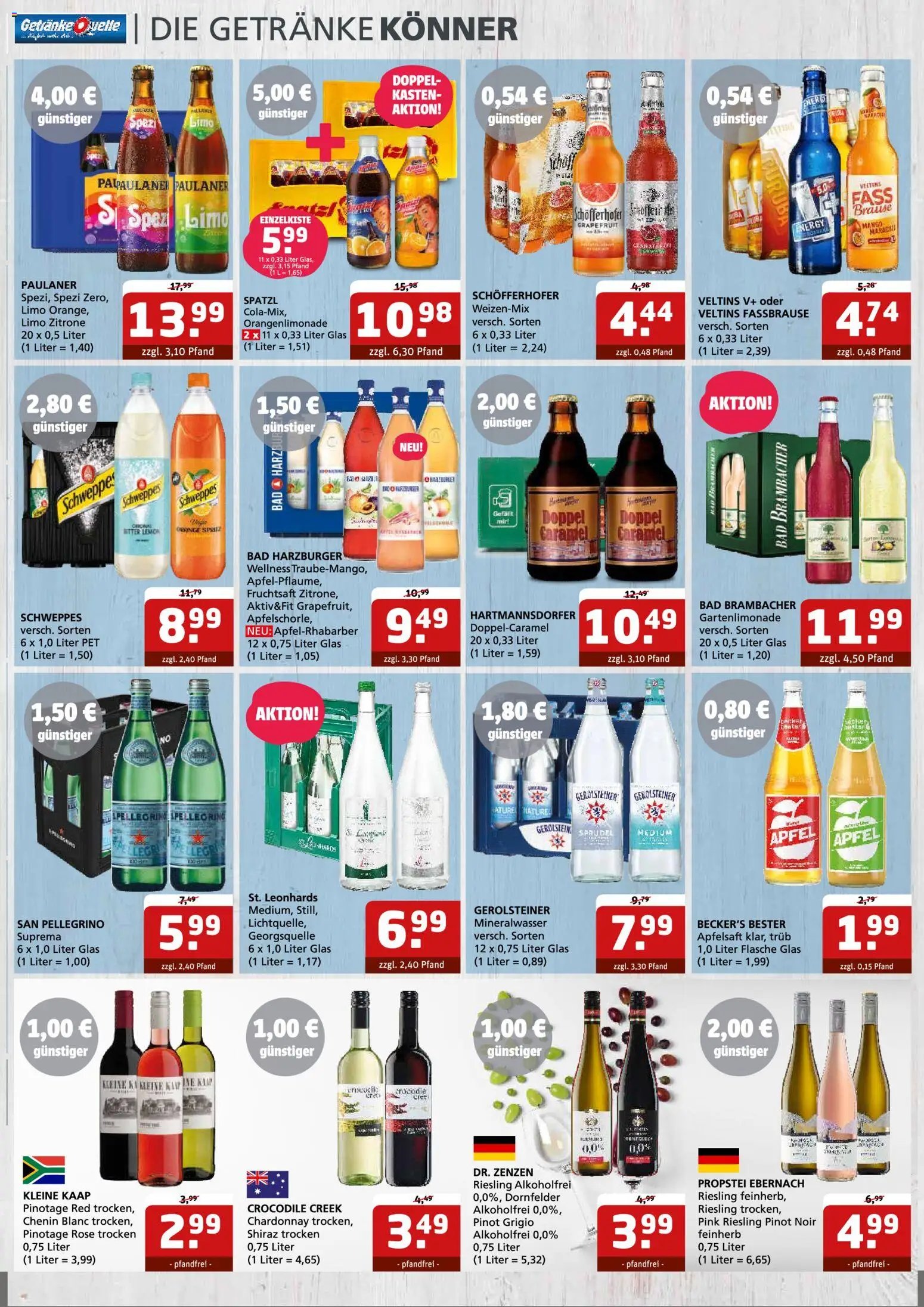 Getränke Quelle Prospekt 	