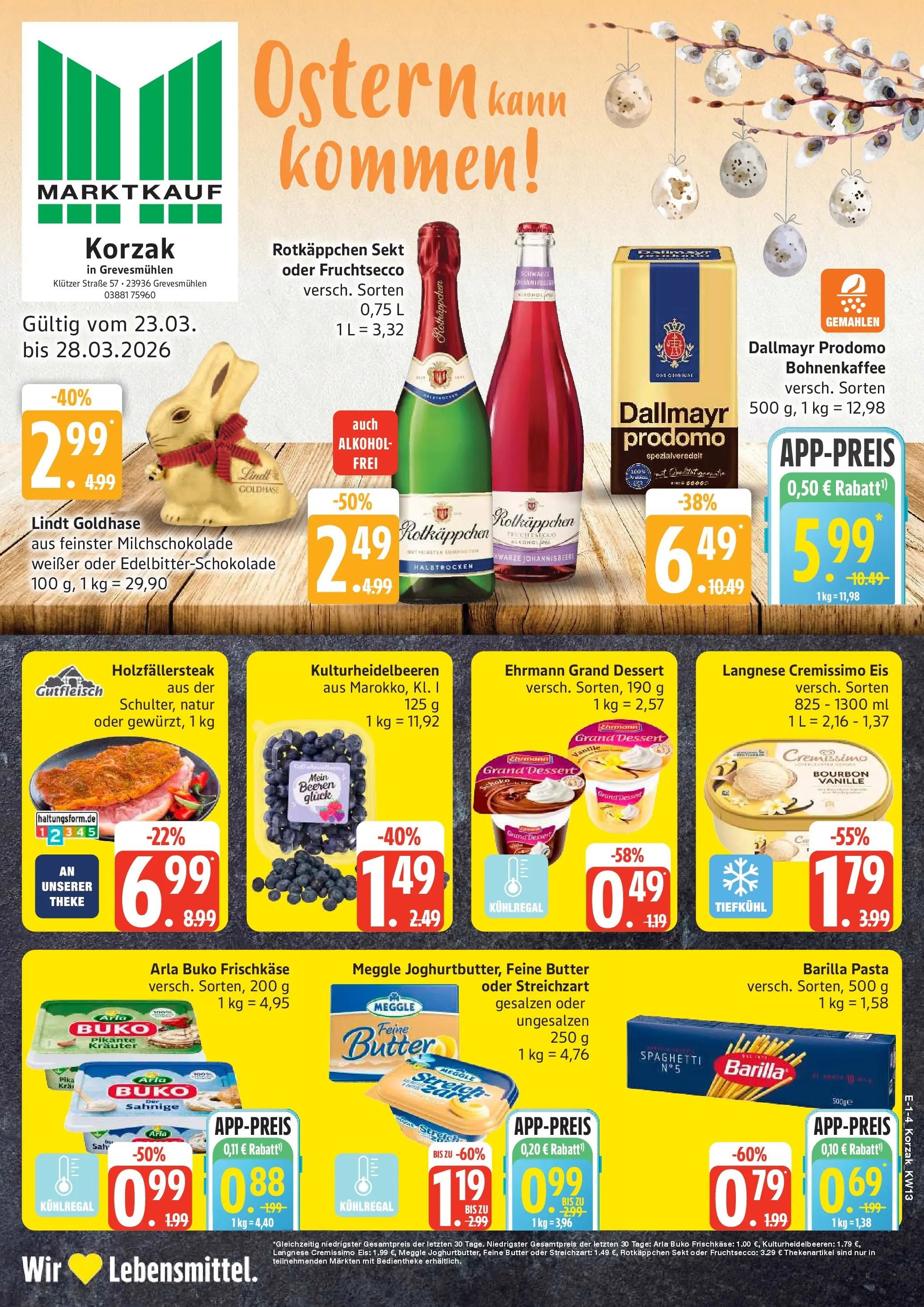 Marktkauf Prospekt Grevesmühlen	