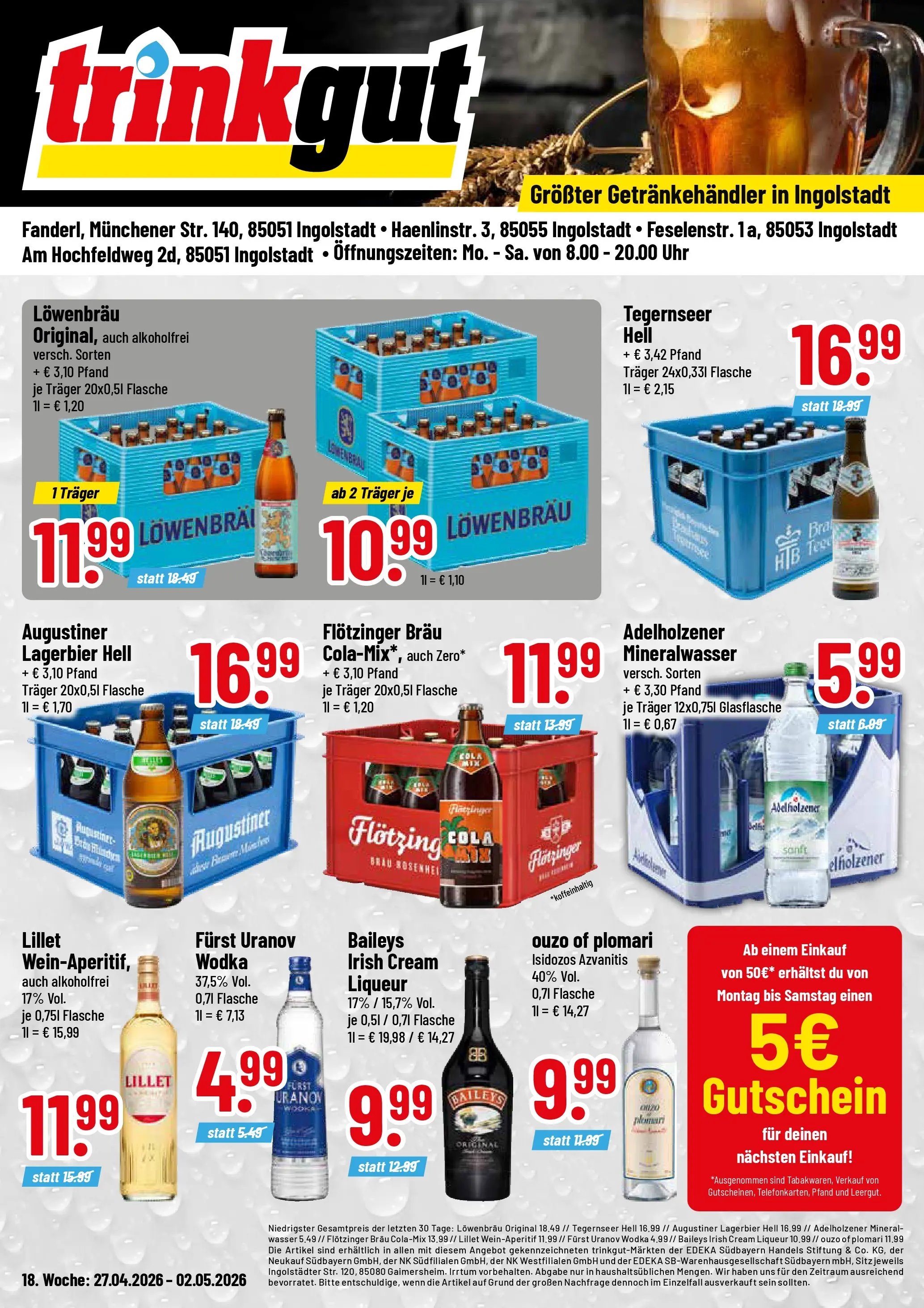 Trinkgut Prospekt Ingolstadt	