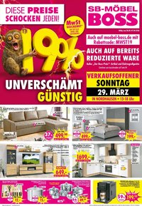 SB Möbel Boss Prospekt Nordhausen