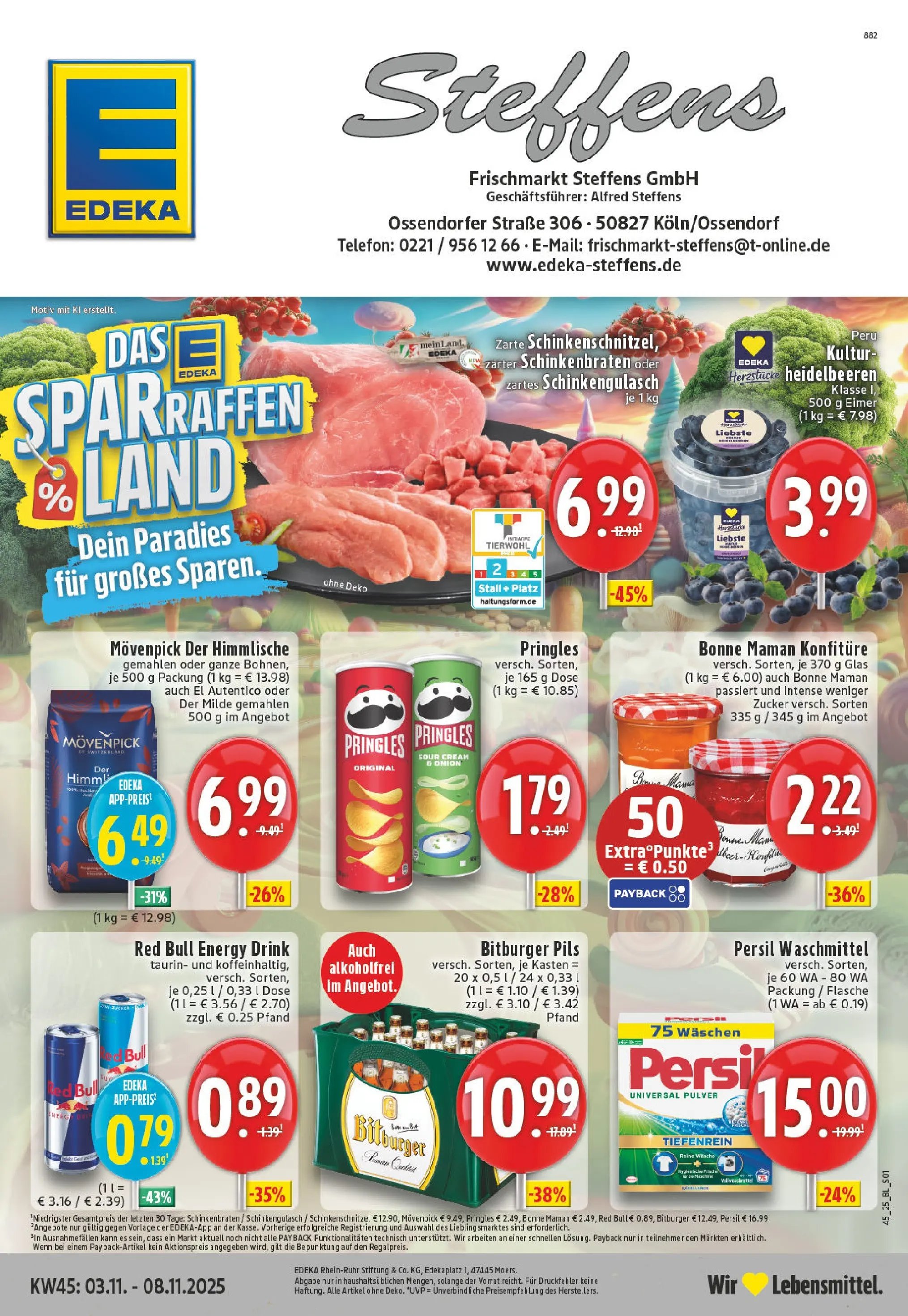 Edeka prospekt Koeln -Ossendorf	