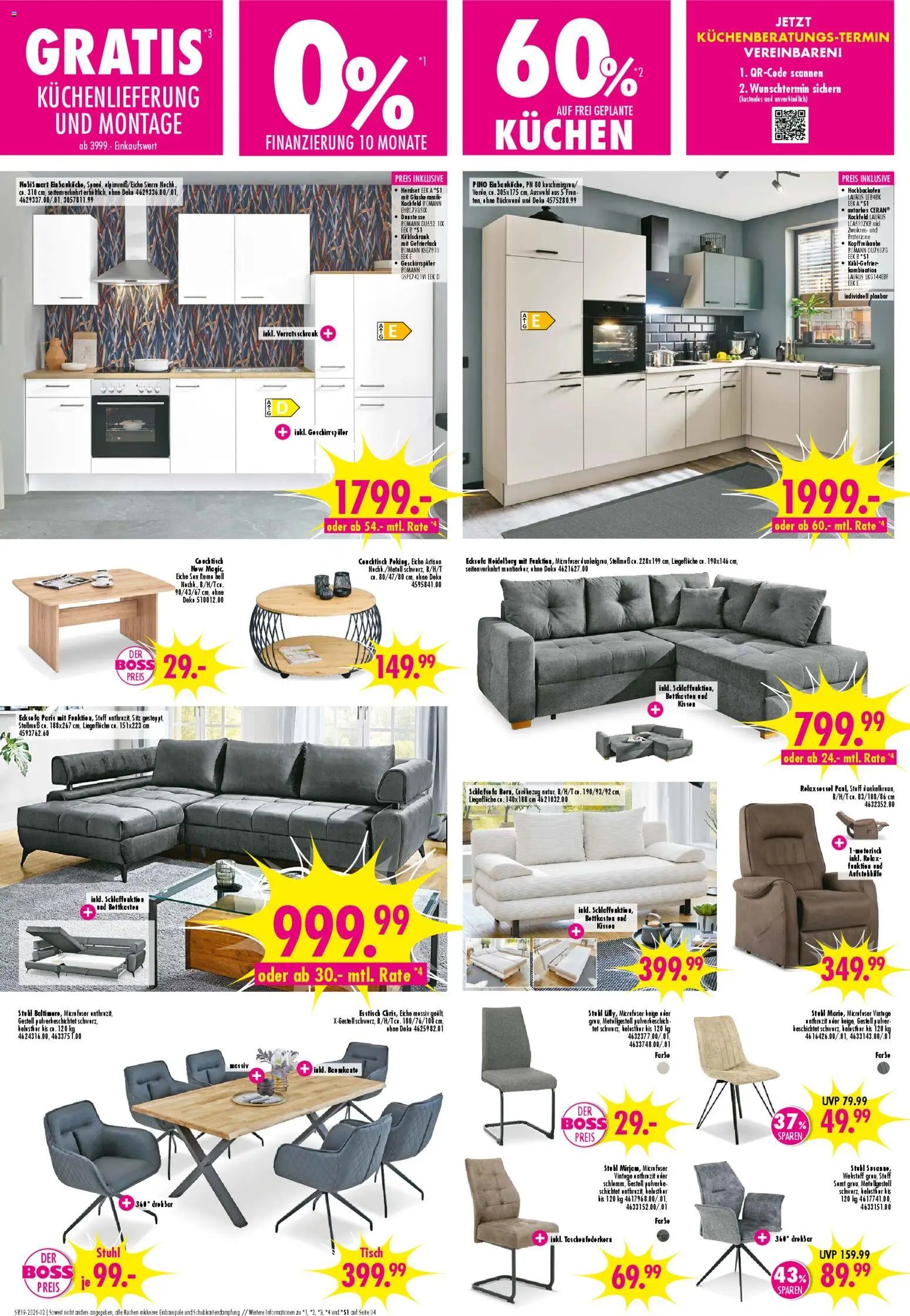 SB Möbel Boss Prospekt Gütersloh (2026-05-01 - 2026-05-08)