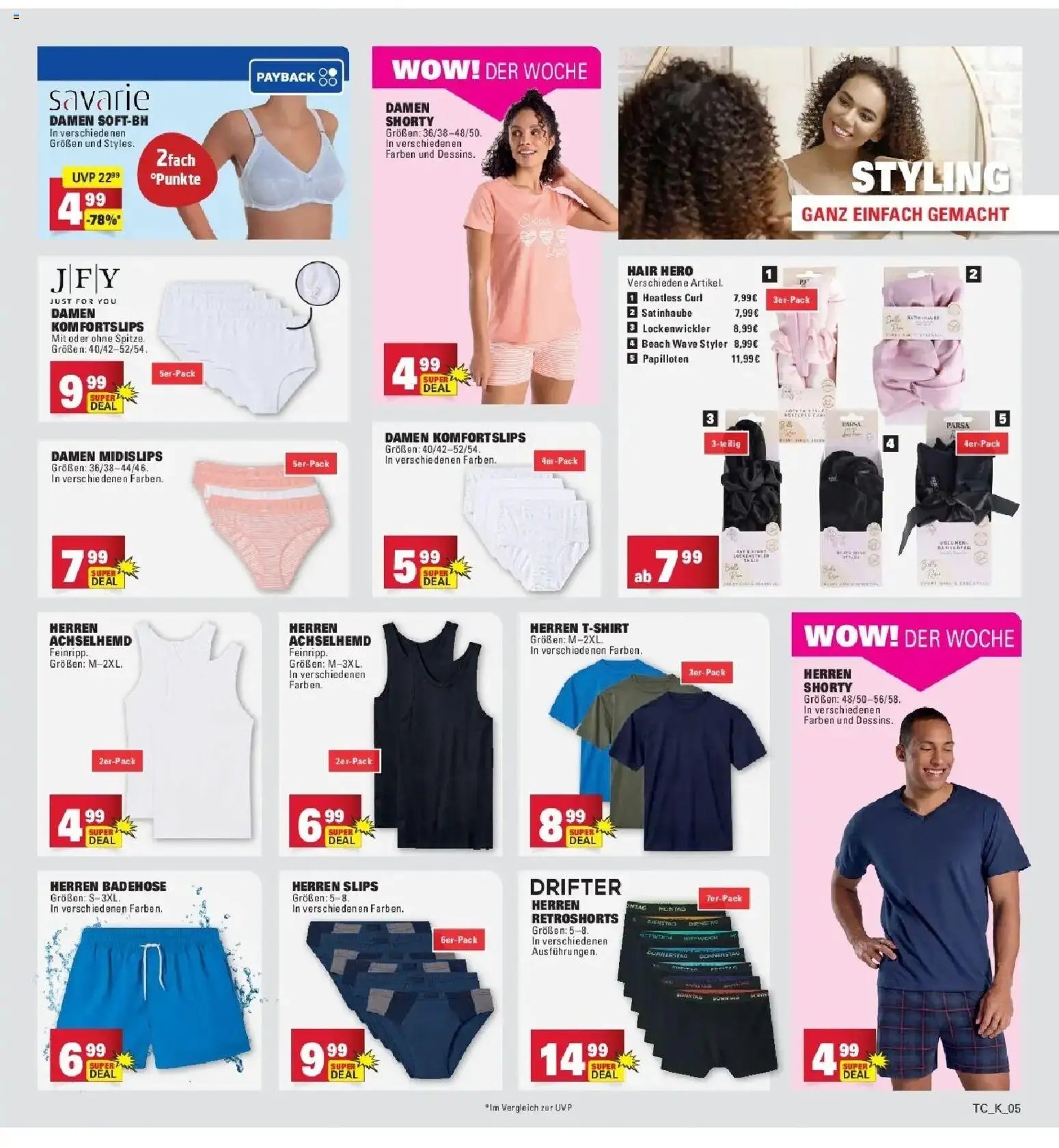 E center - E center: Wochenangebote