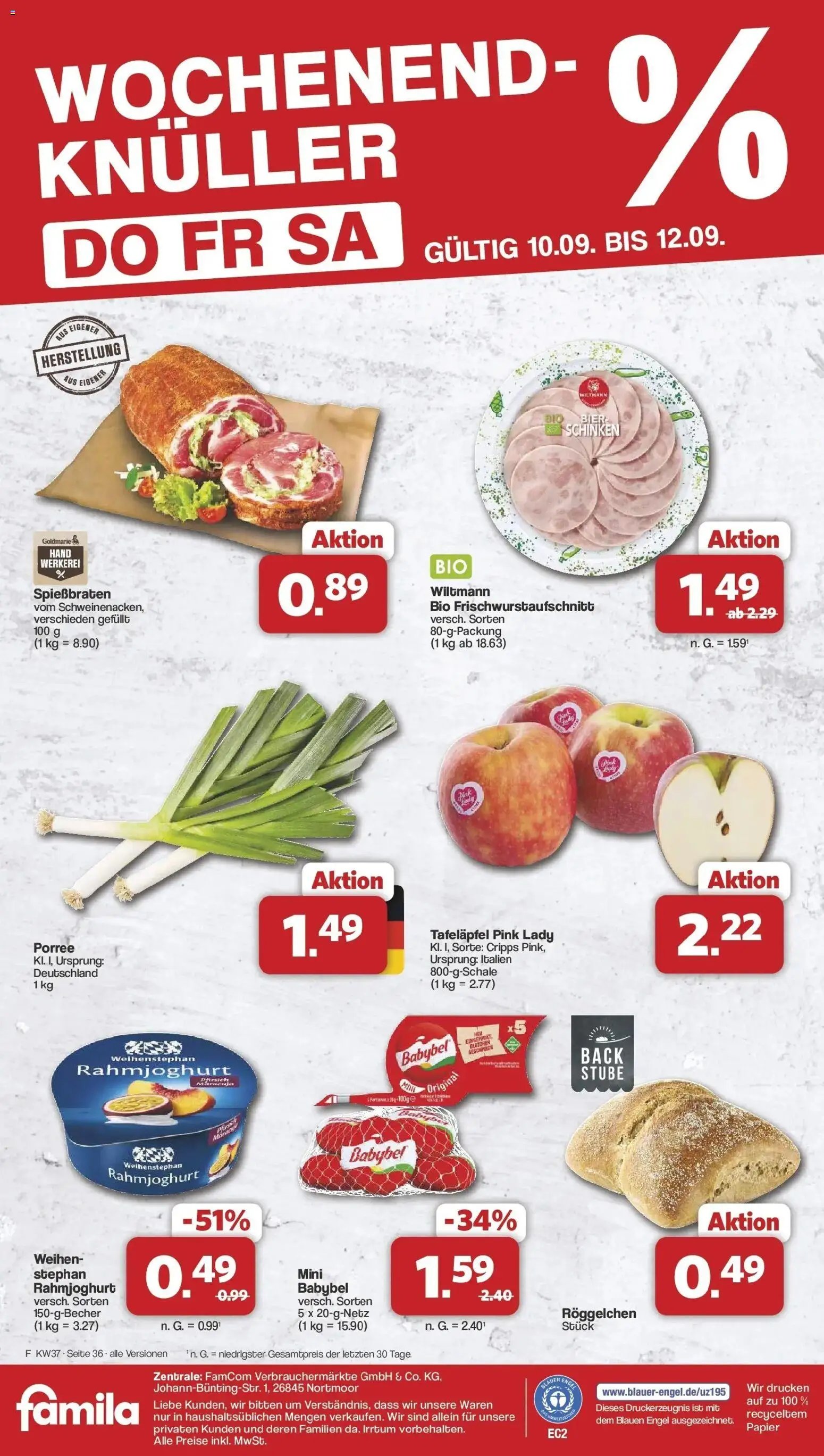 Famila Nordwest  Aktueller Prospekt
