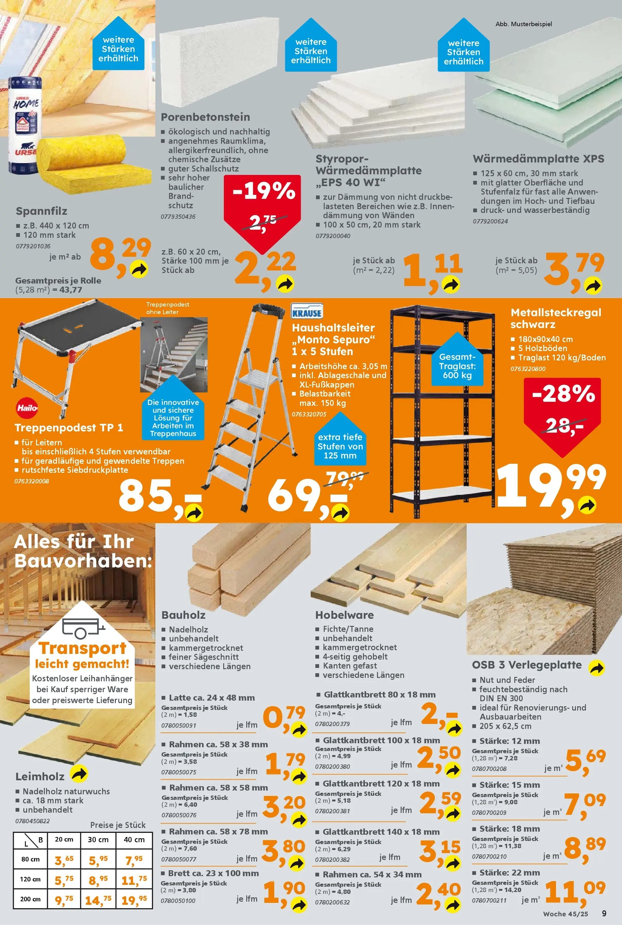Globus Baumarkt prospekt Wörth	