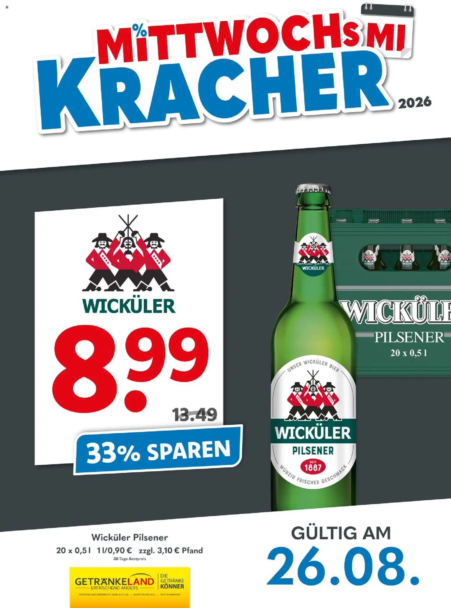Getränkeland Mittwochs Kracher