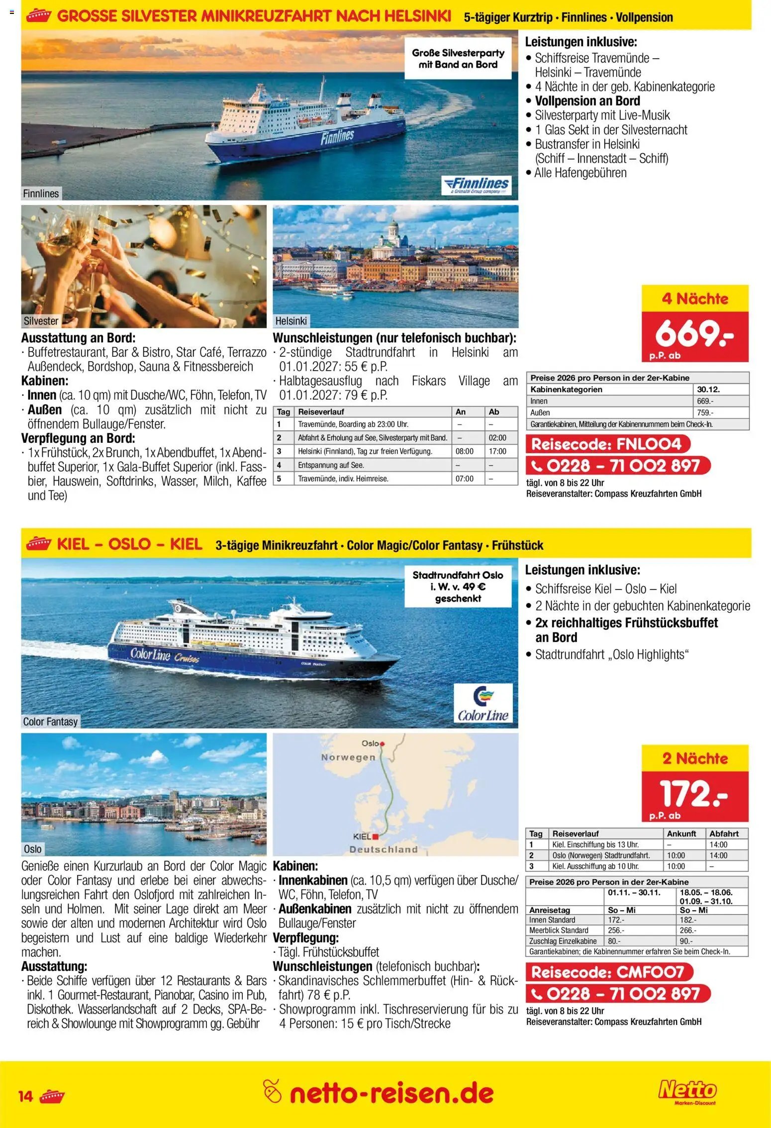 Netto Reisen Prospekt 	