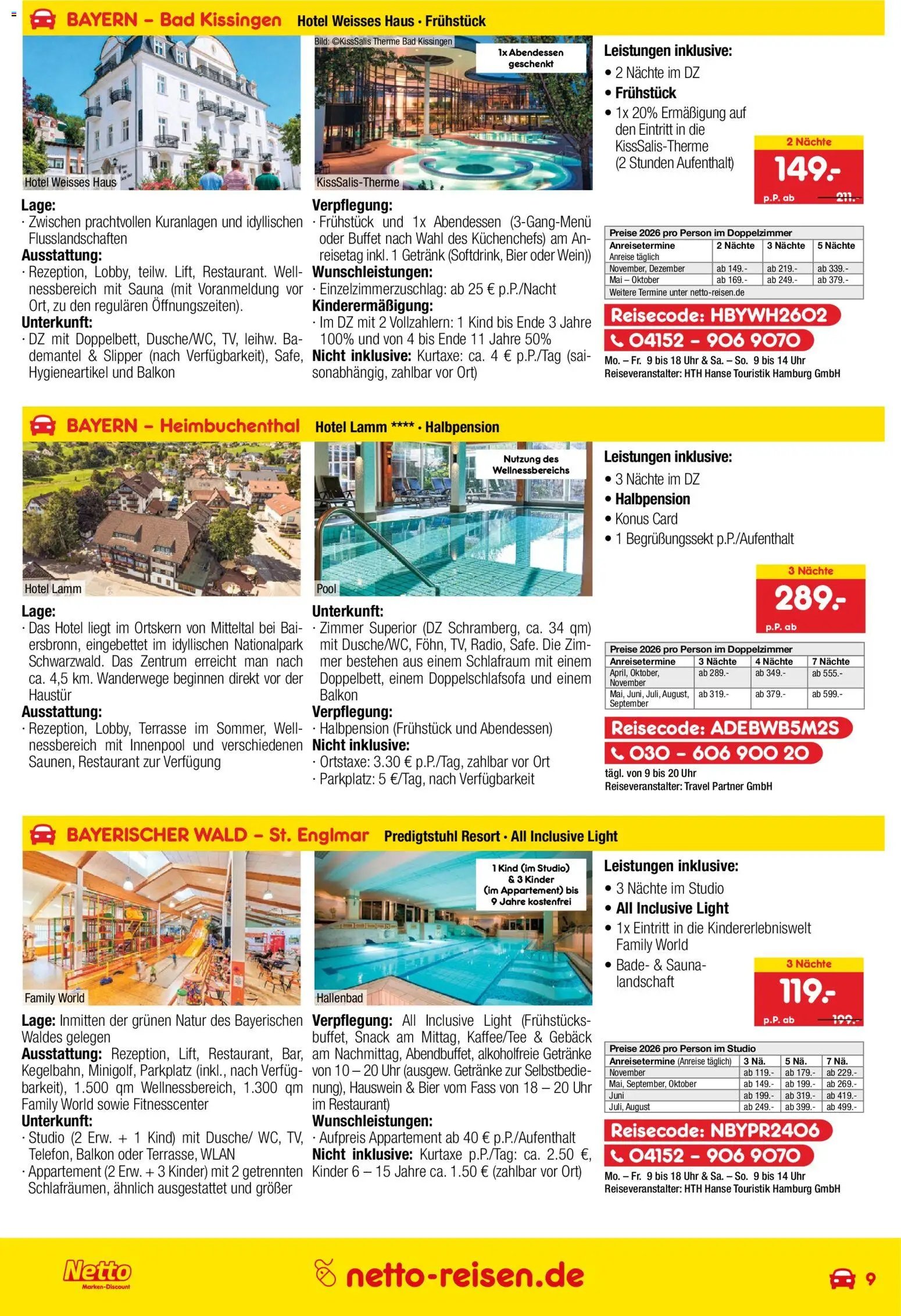 Netto Reisen Prospekt 	