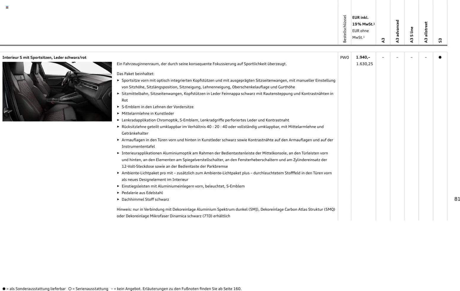 Audi A3 (2025-10-28 - 2026-10-28)