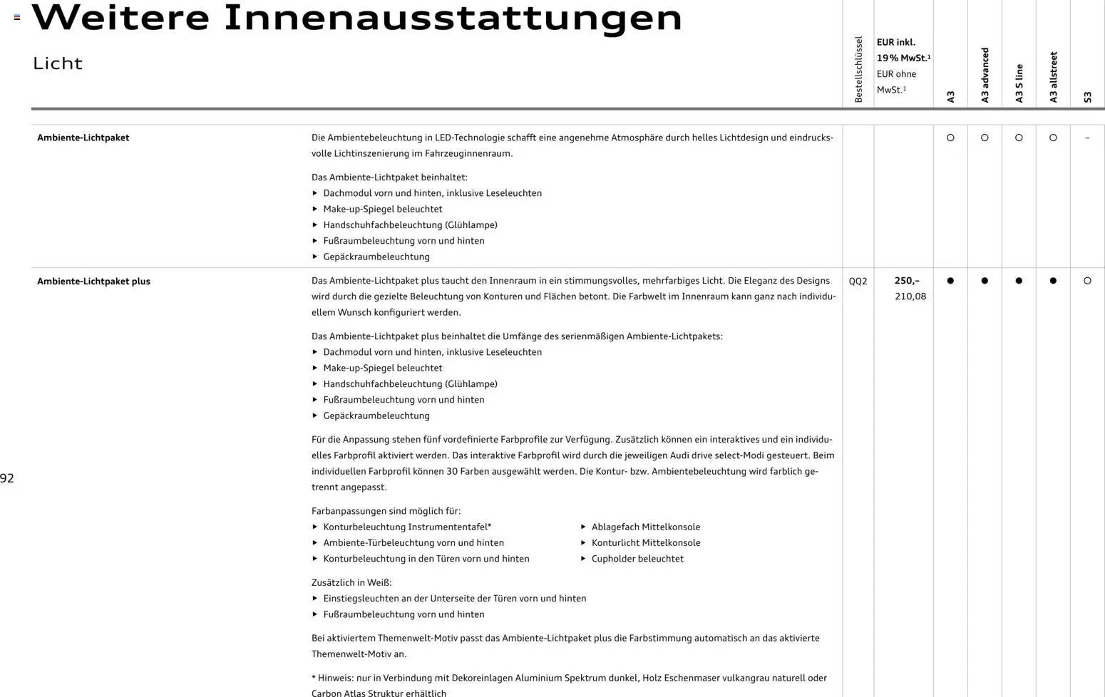 Audi A3 (2025-10-28 - 2026-10-28)