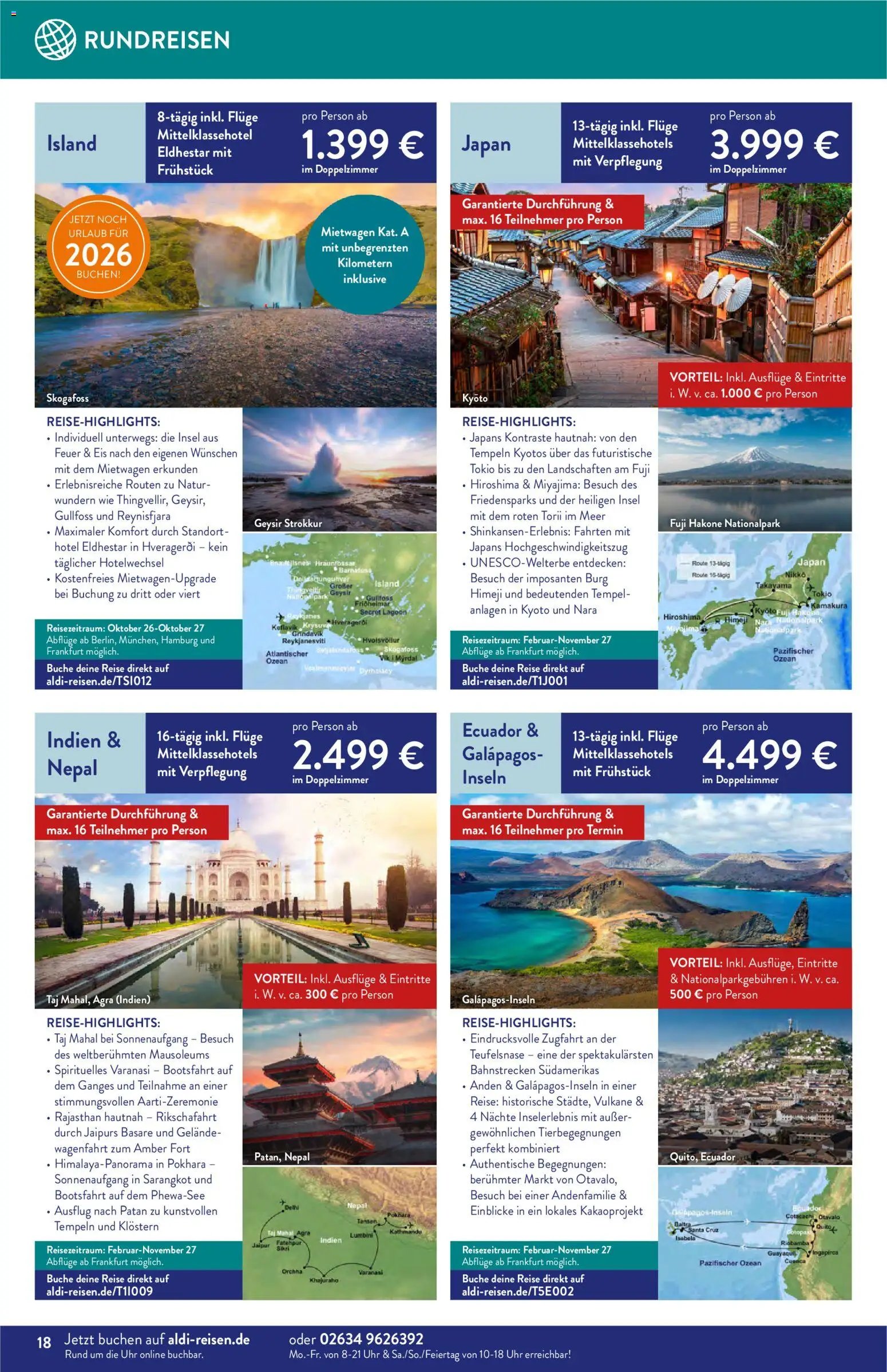 Aldi Reisen  Reisemagazin