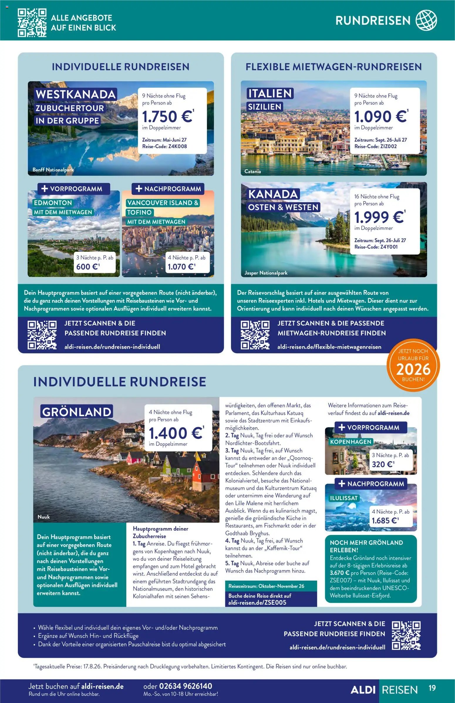 Aldi Reisen  Reisemagazin