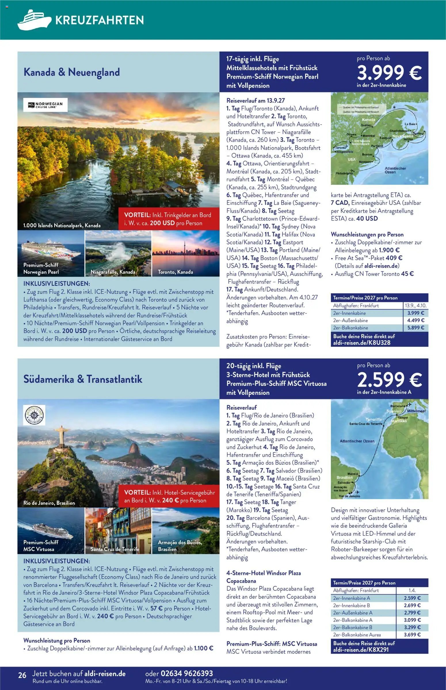 Aldi Reisen  Reisemagazin