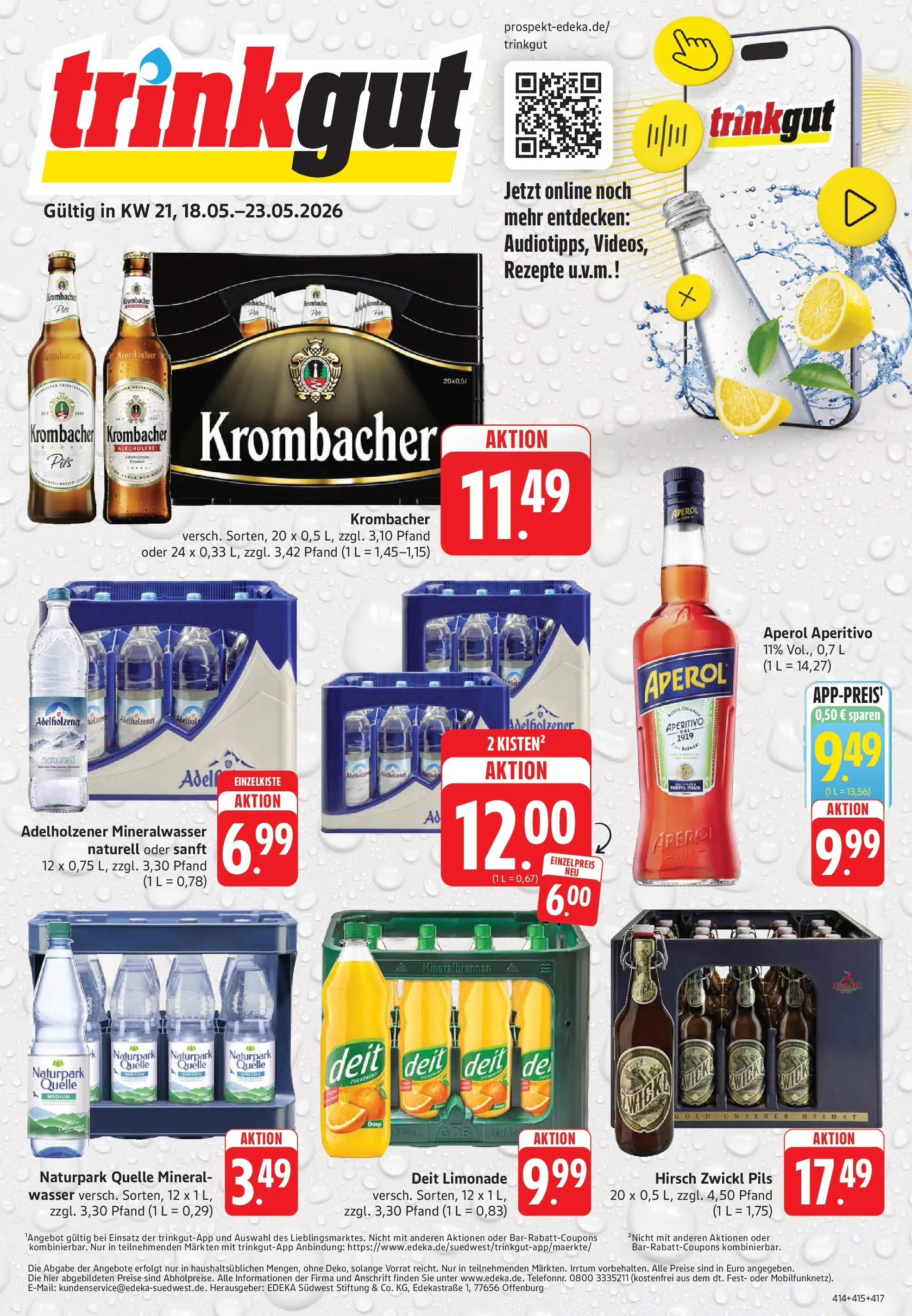 Trinkgut Prospekt Pforzheim	