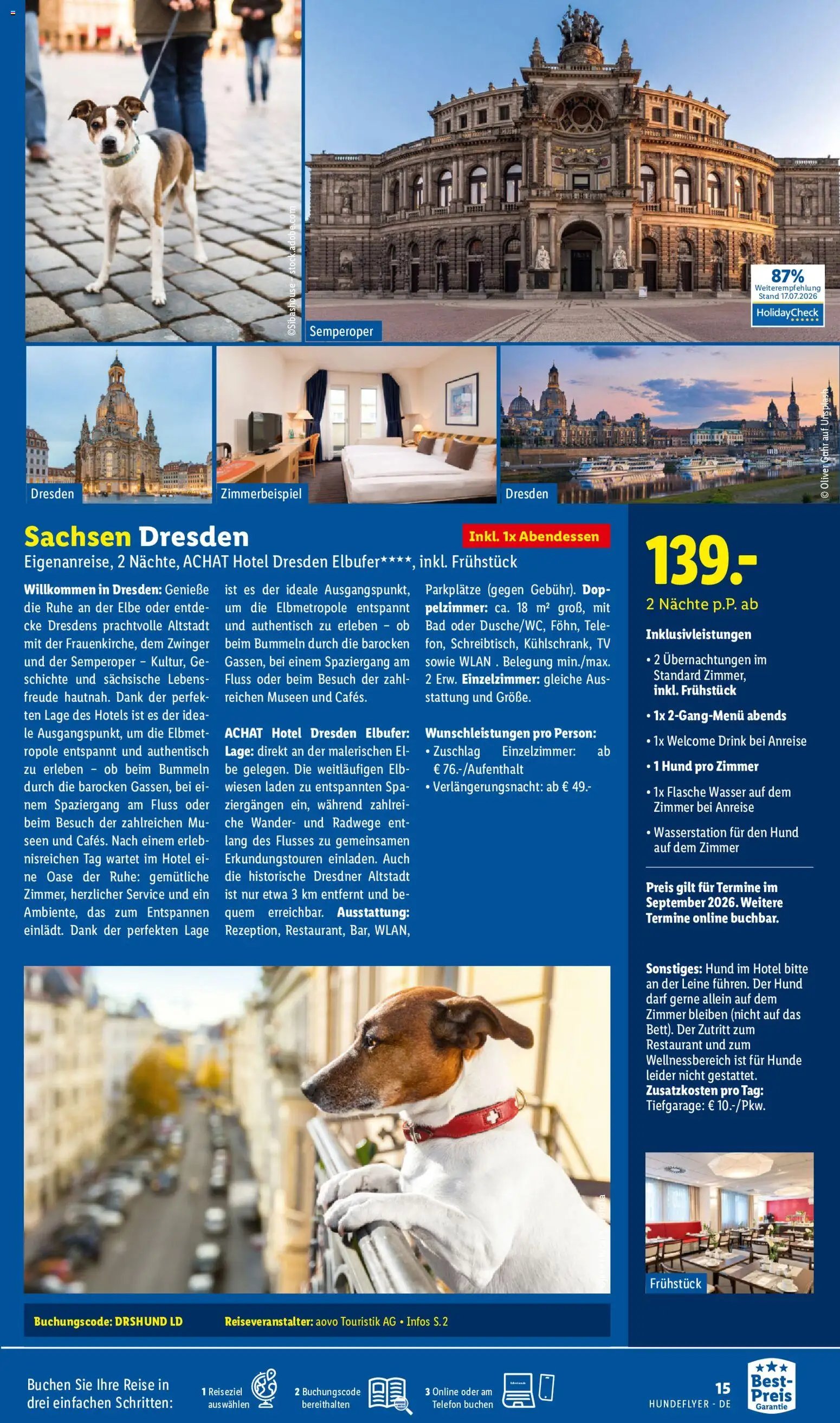 Lidl Reisen Hundeflyer