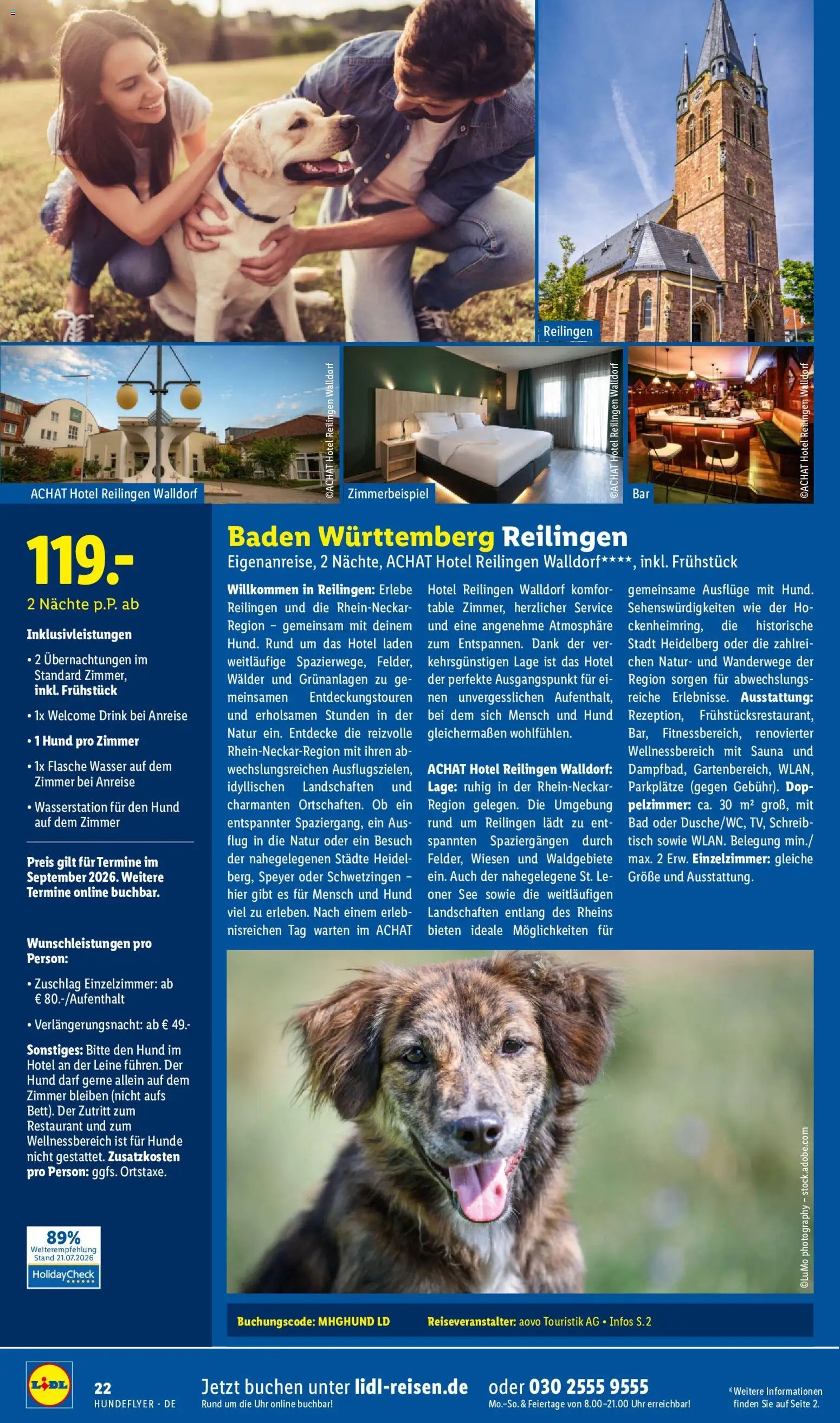 Lidl Reisen Hundeflyer