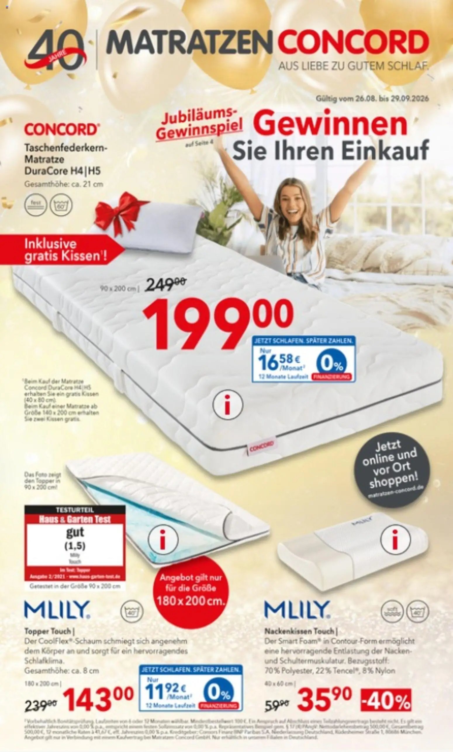 Matratzen Concord Prospekt