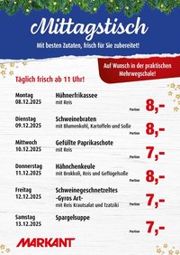 Markant  Mittagstisch (2025-12-08 - 2025-12-13)