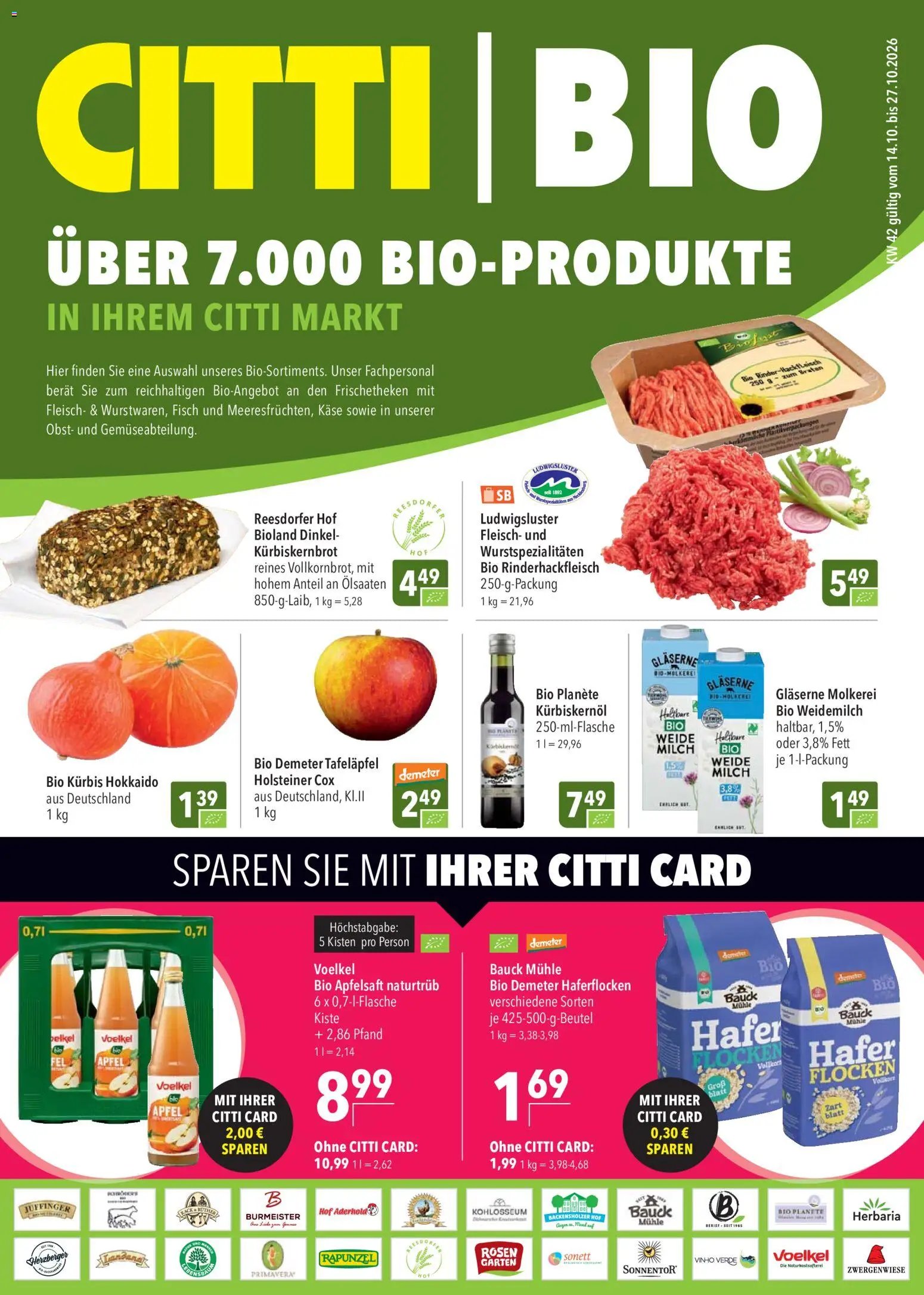 CITTI Markt Bio-Produkte
