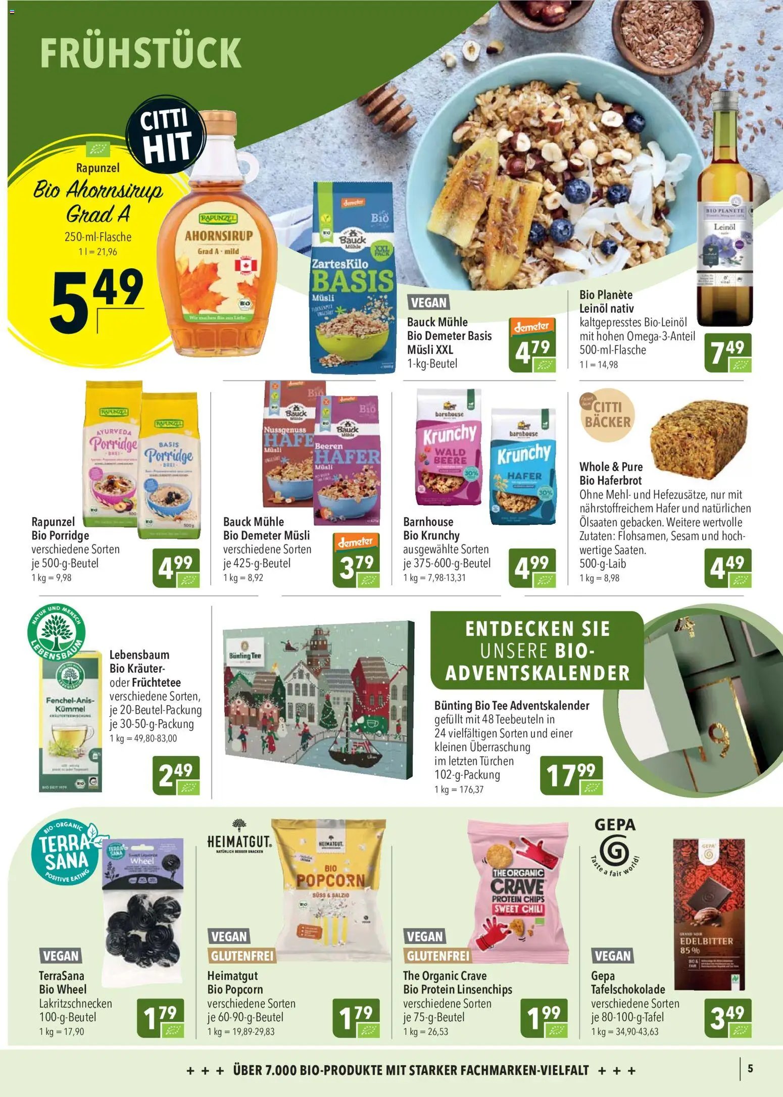 CITTI Markt Bio-Produkte