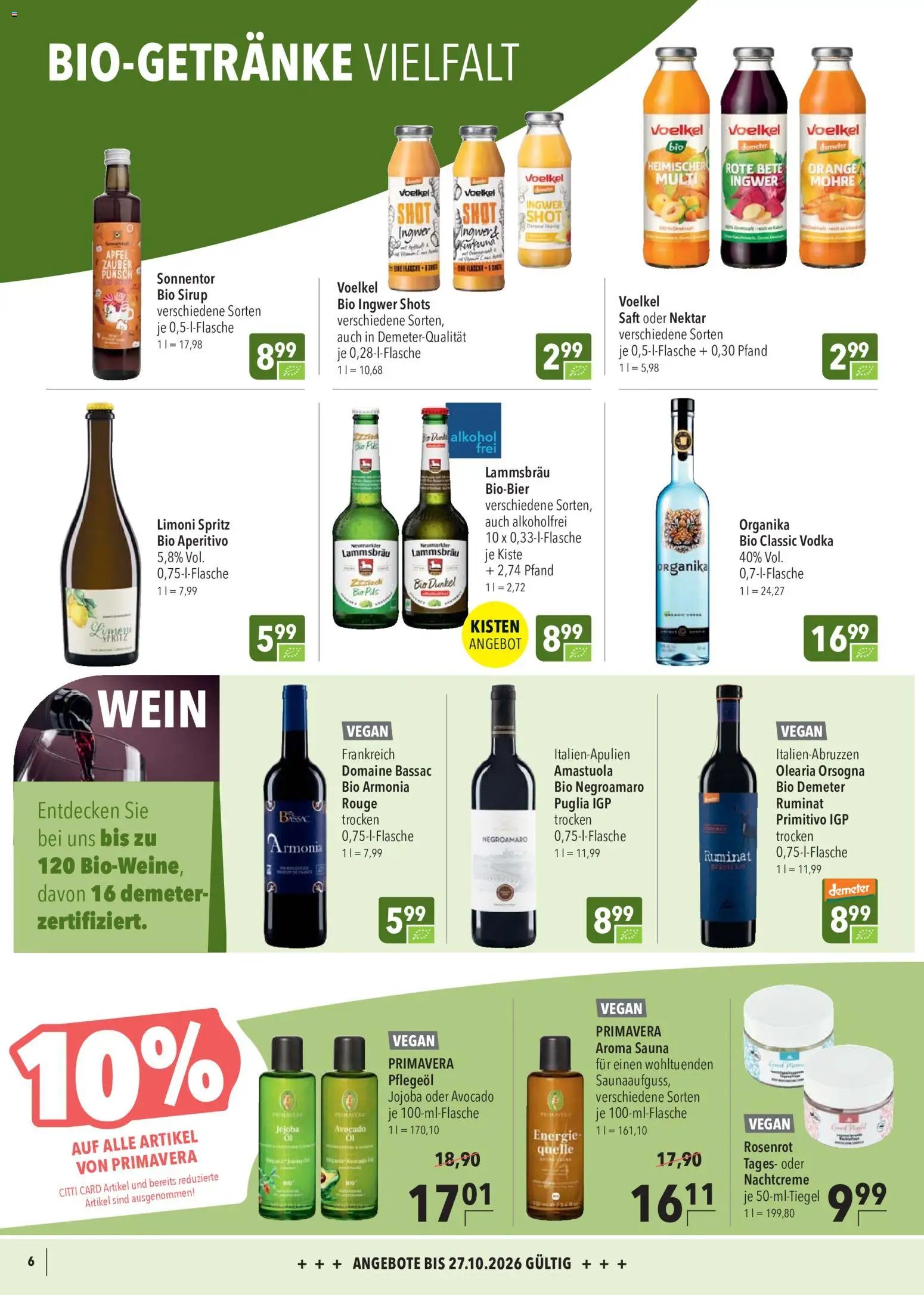 CITTI Markt Bio-Produkte