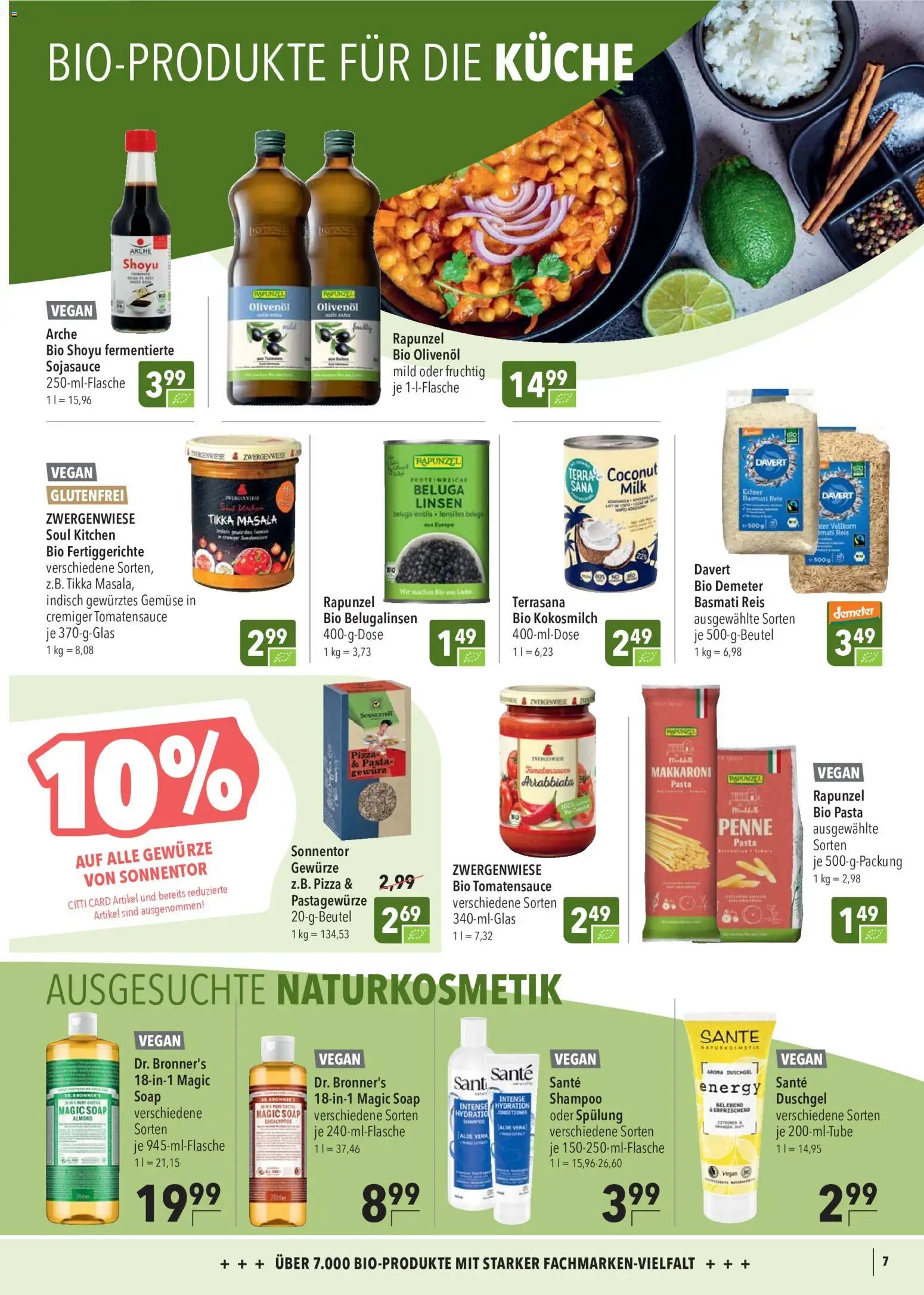 CITTI Markt Bio-Produkte