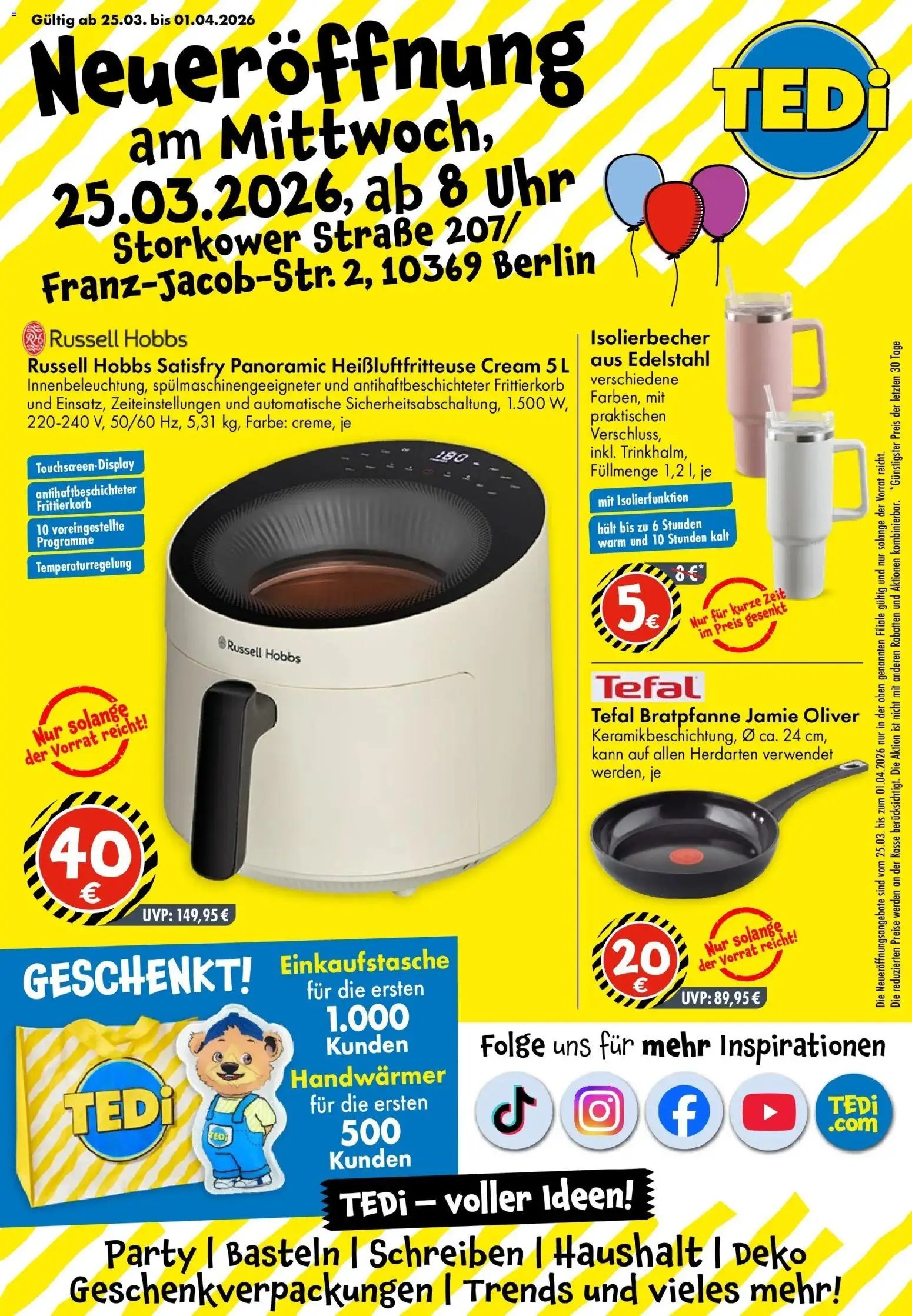 TEDi - TEDi Neueröffnung Berlin | Storkower Straße