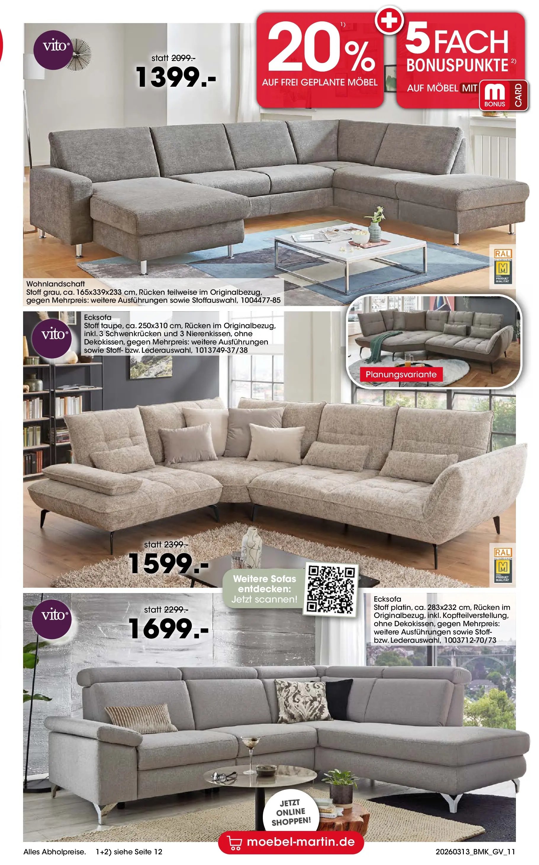 Möbel Martin März Highlights (2026-03-13 - 2026-03-31)