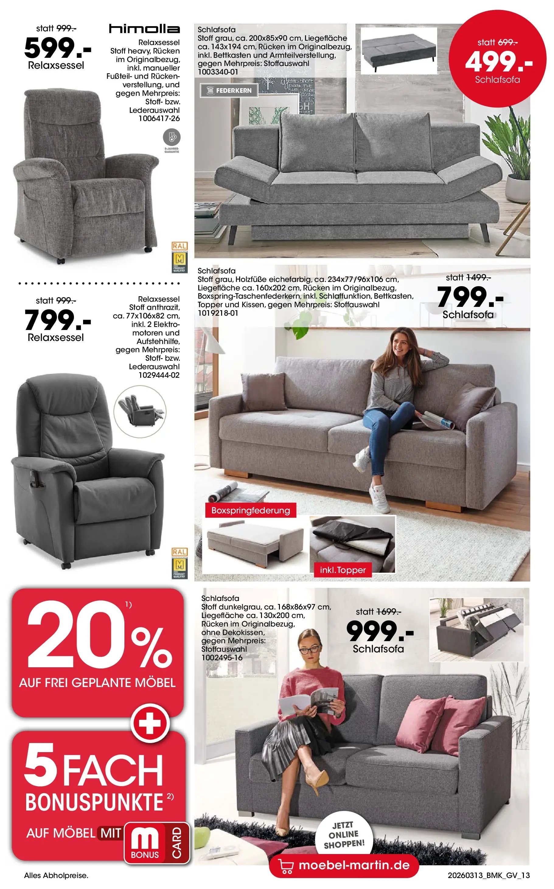 Möbel Martin März Highlights (2026-03-13 - 2026-03-31)
