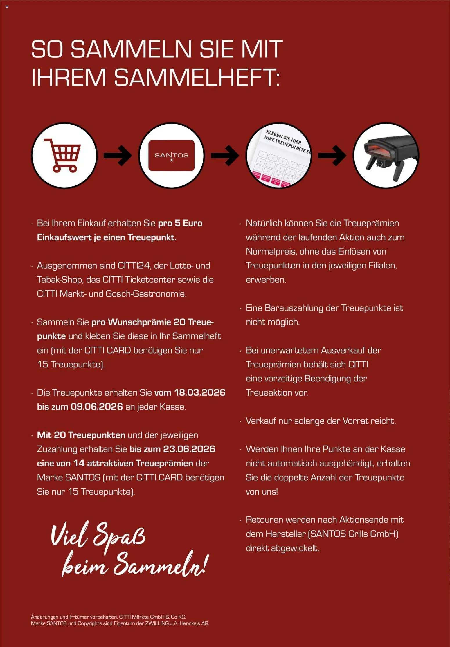 CITTI Markt Treueheftaktion