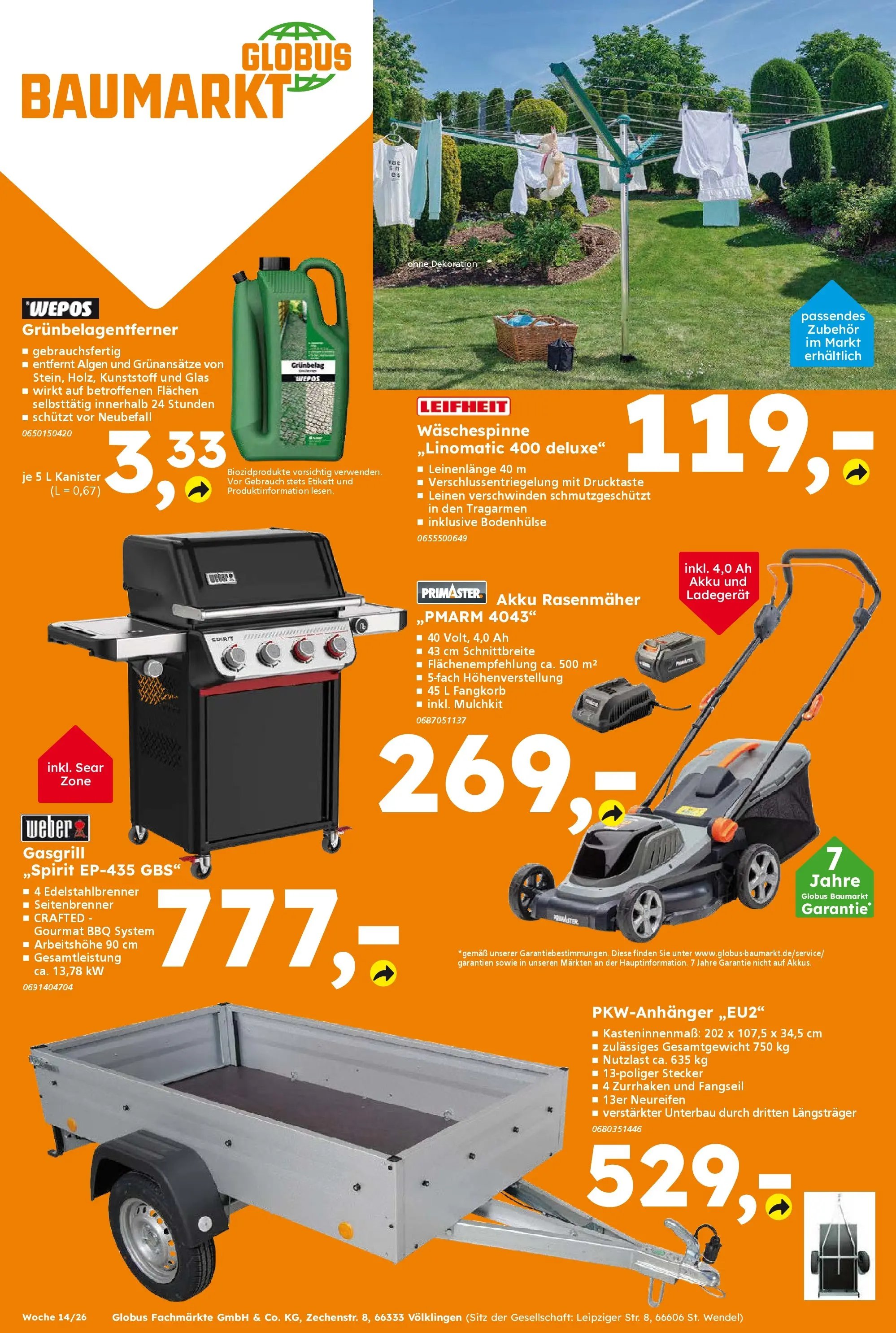 Globus Baumarkt Prospekt Zweibrücken	