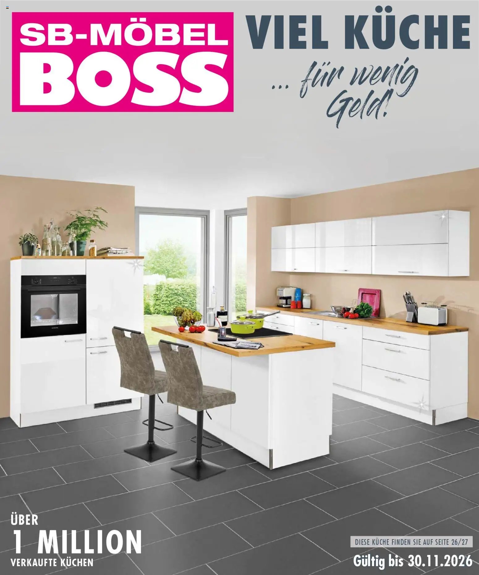 SB Möbel Boss Küchenkatalog 2026 (2026-04-09 - 2026-11-30)