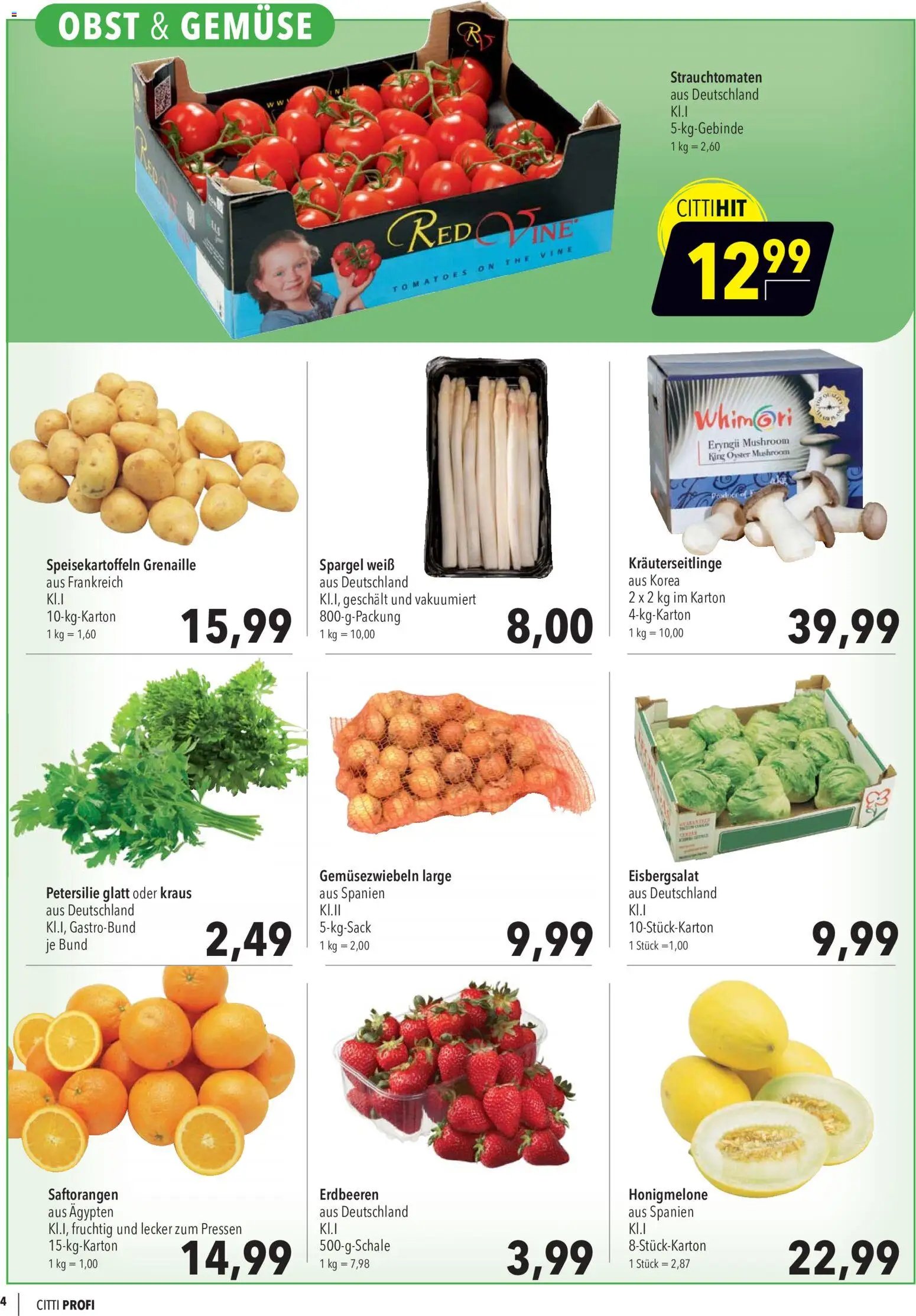 CITTI Markt Aktuelle Angebote für Profis