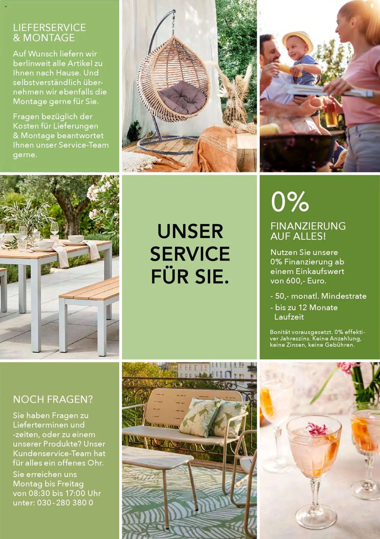 Rahaus Prospekt Gartenmöbel	