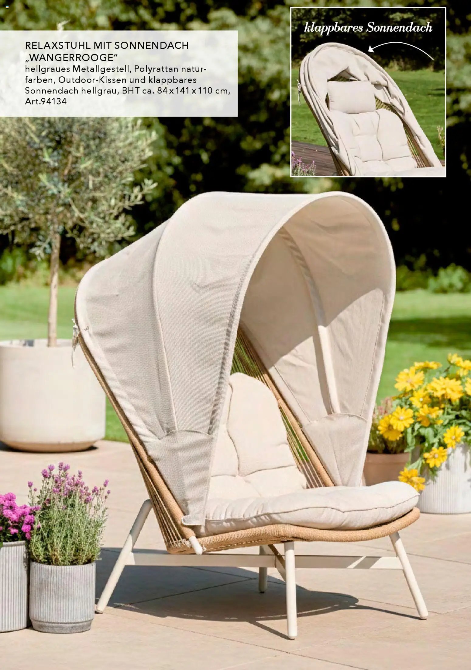 Rahaus Prospekt Gartenmöbel	