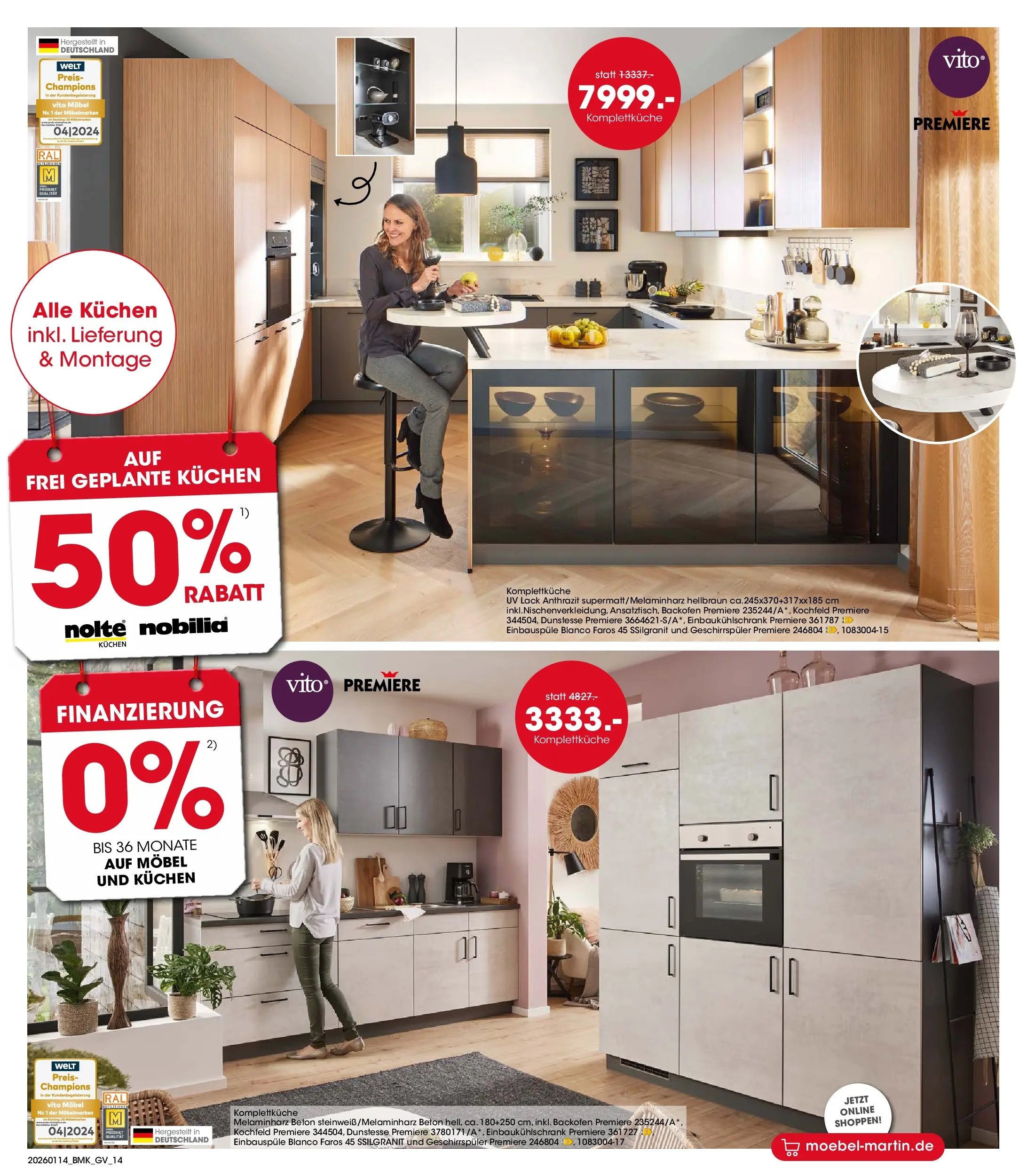 Möbel Martin Prospekt Sale  (2026-01-14 - 2026-01-31)