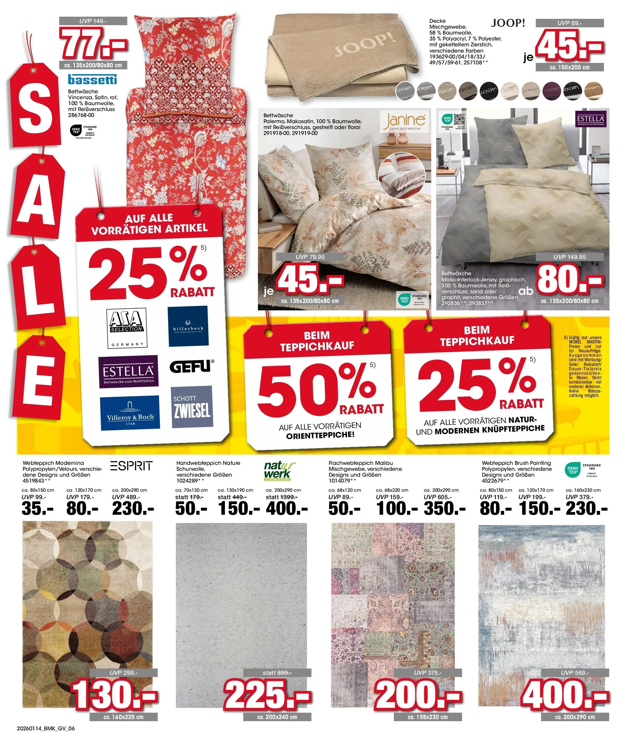 Möbel Martin Prospekt Sale  (2026-01-14 - 2026-01-31)