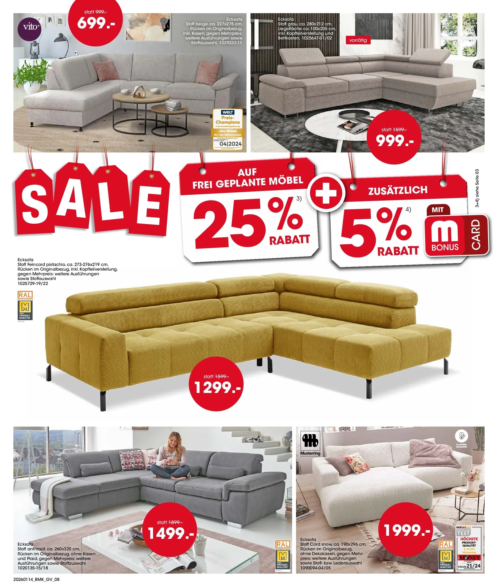 Möbel Martin Prospekt Sale  (2026-01-14 - 2026-01-31)