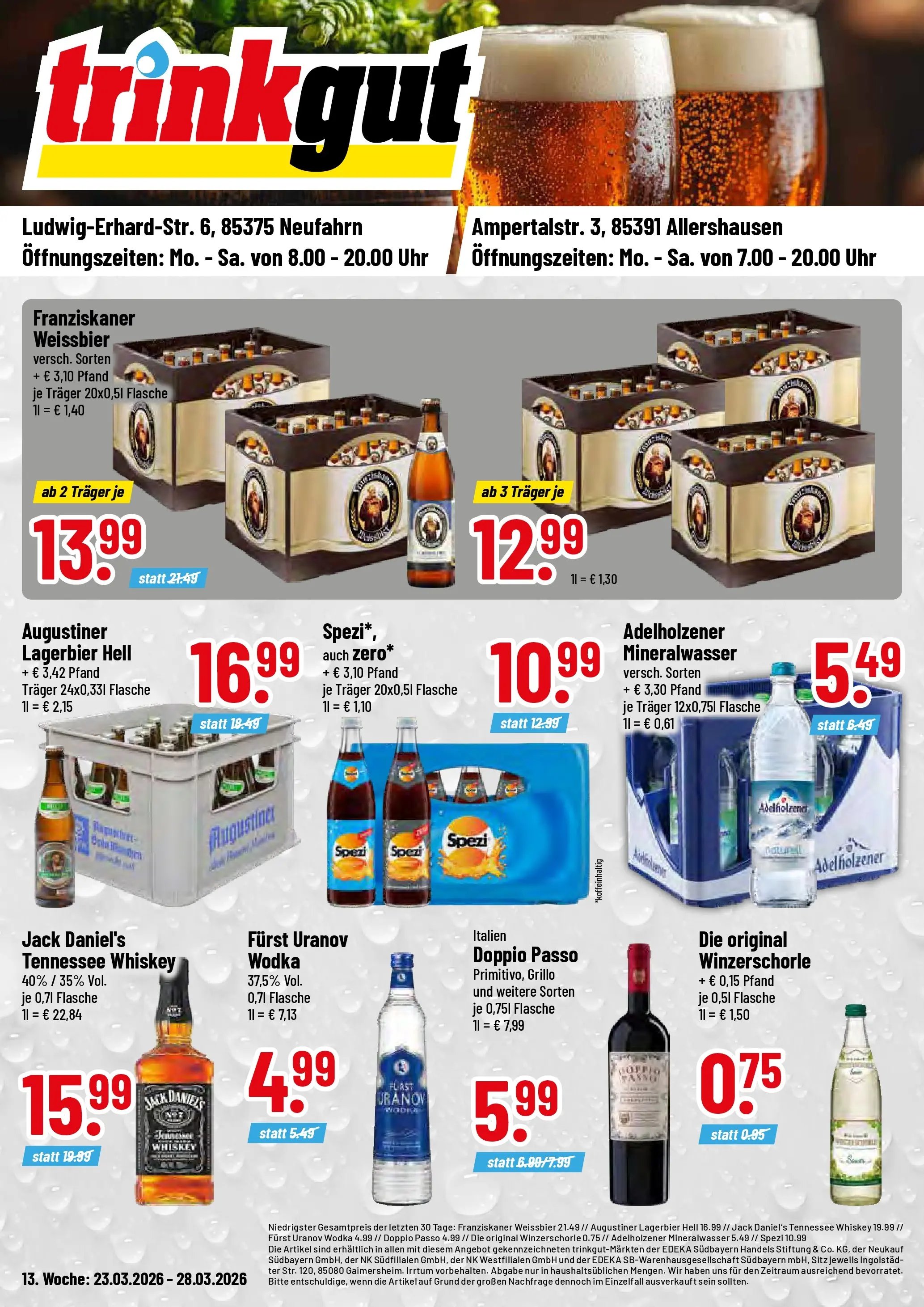 Trinkgut Prospekt Allershausen	