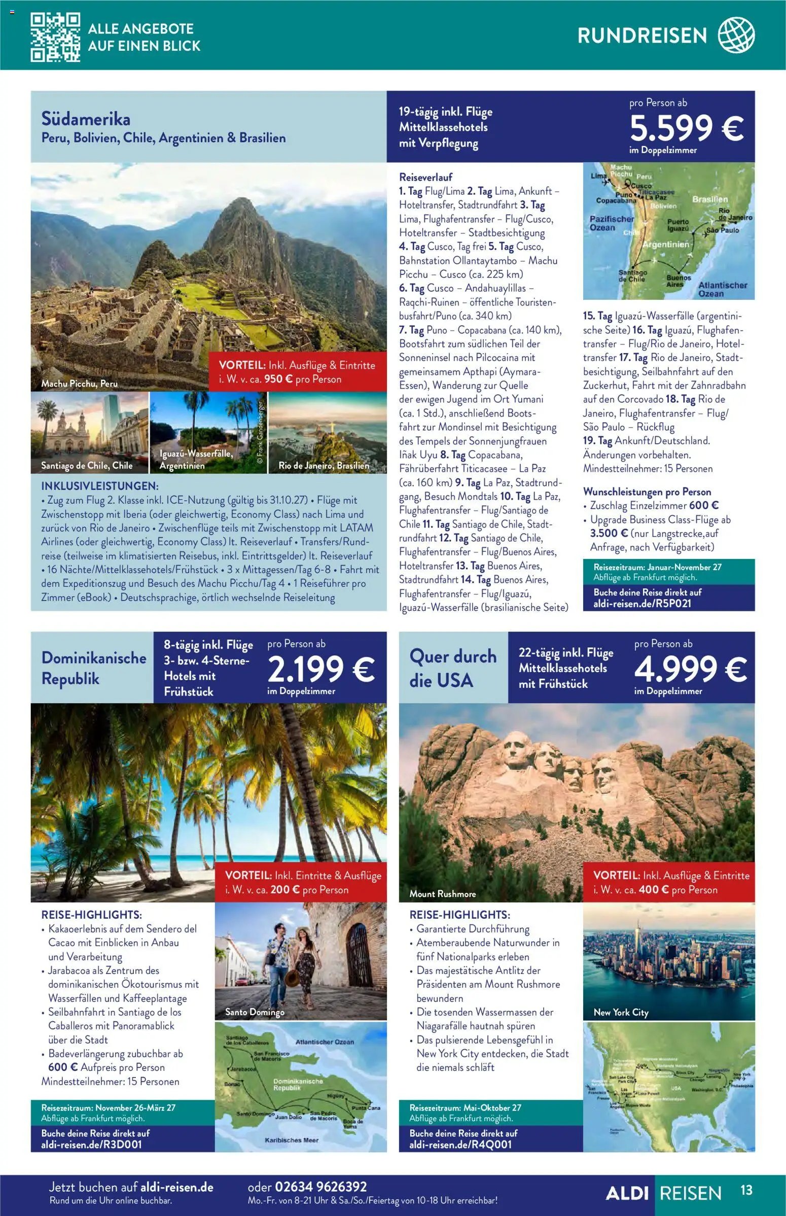 Aldi Reisen Reisemagazin